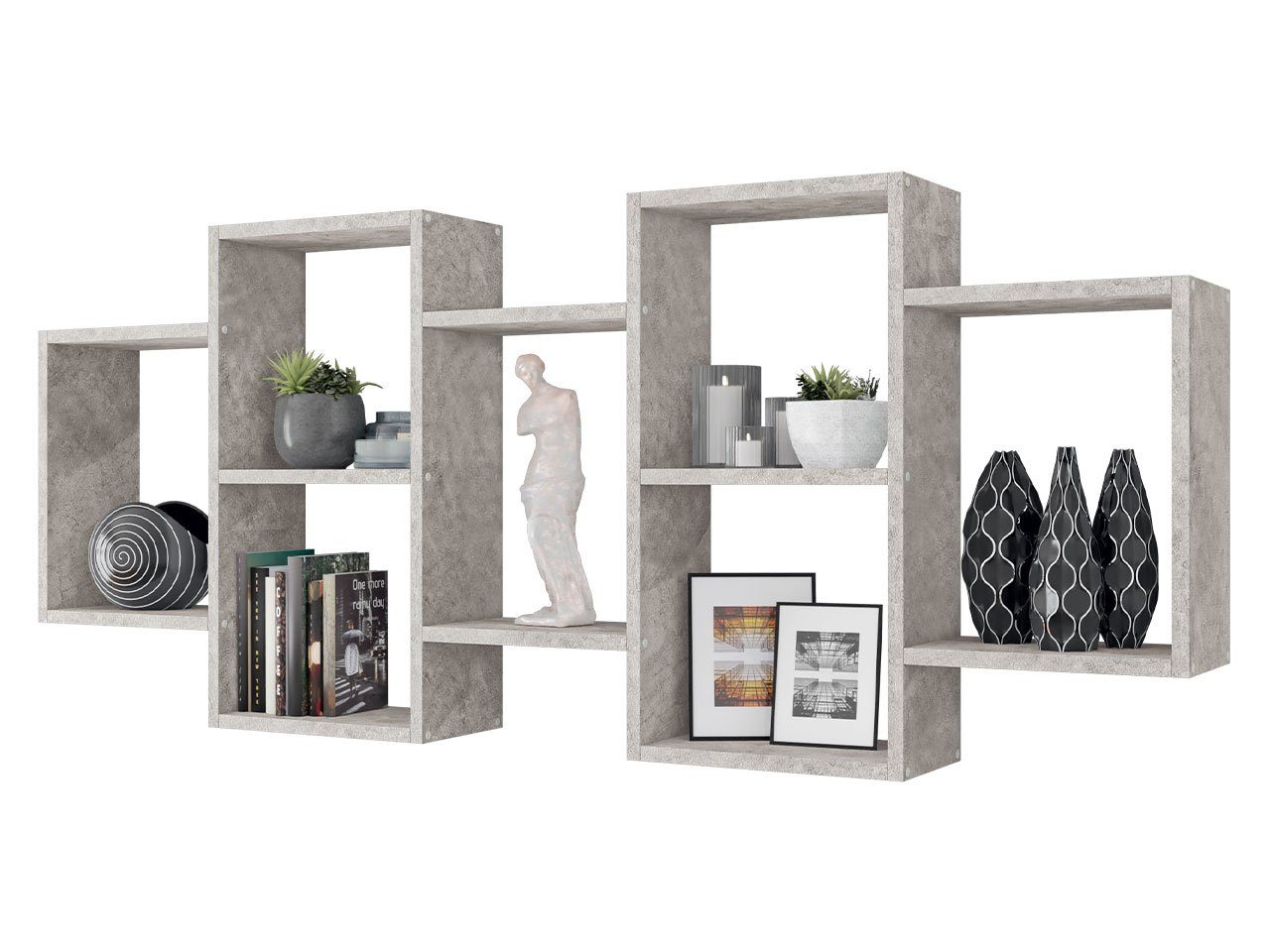 MIRJAN24 Wandregal Trio 001, 161x18x65 cm, günstig online kaufen