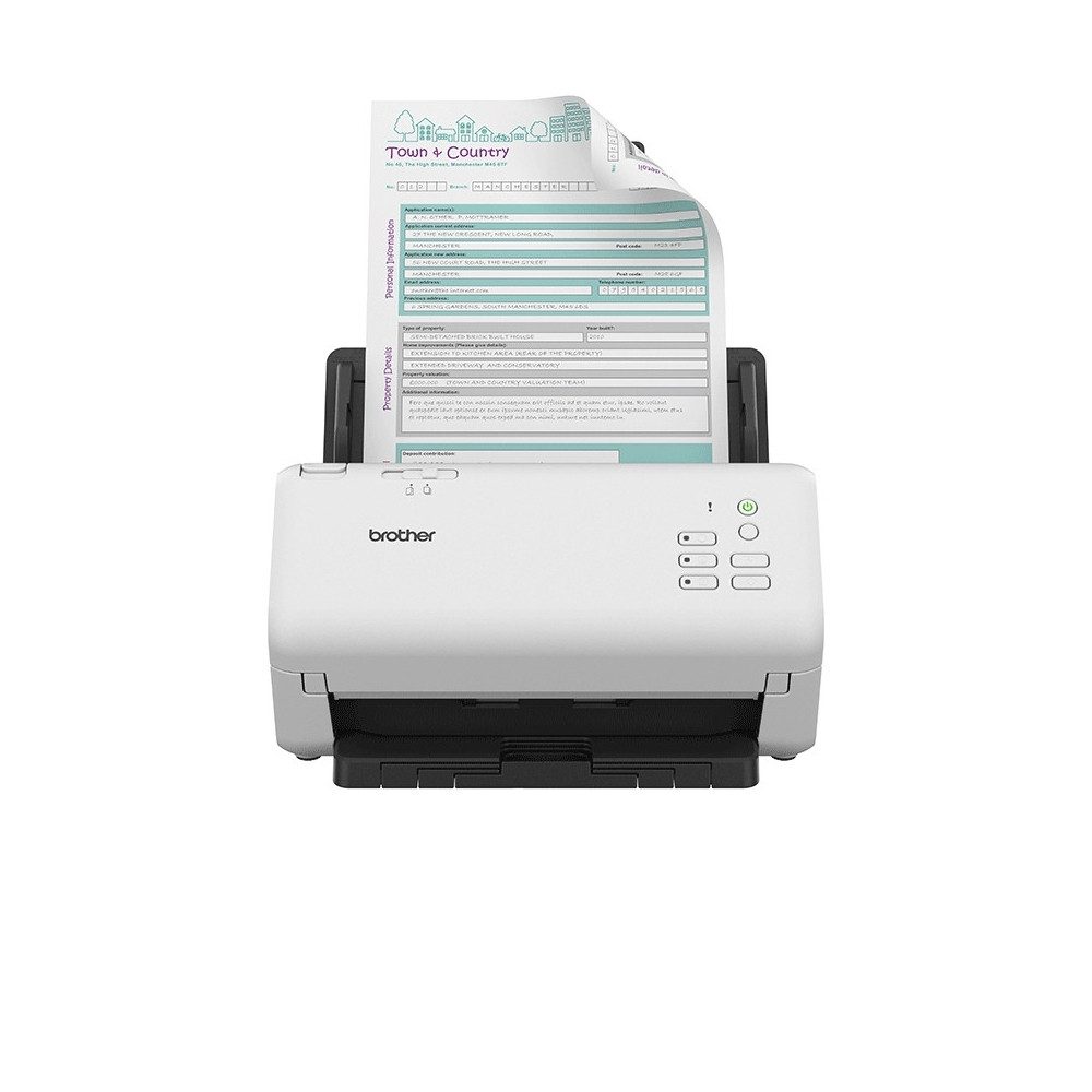 Brother Brother ADS-4300N A4 Duplex Scanner 600 dpi Dokumentenscanner, (10/100Base-TX, Duplex)