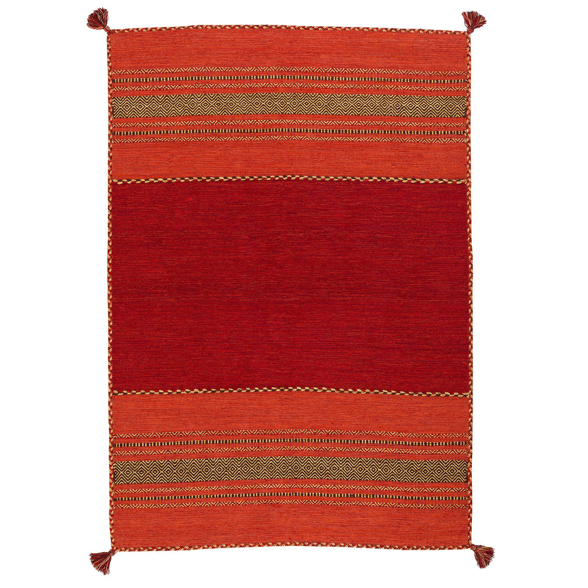 Pergamon Wollteppich Natur Teppich Kelim Navarro, günstig online kaufen