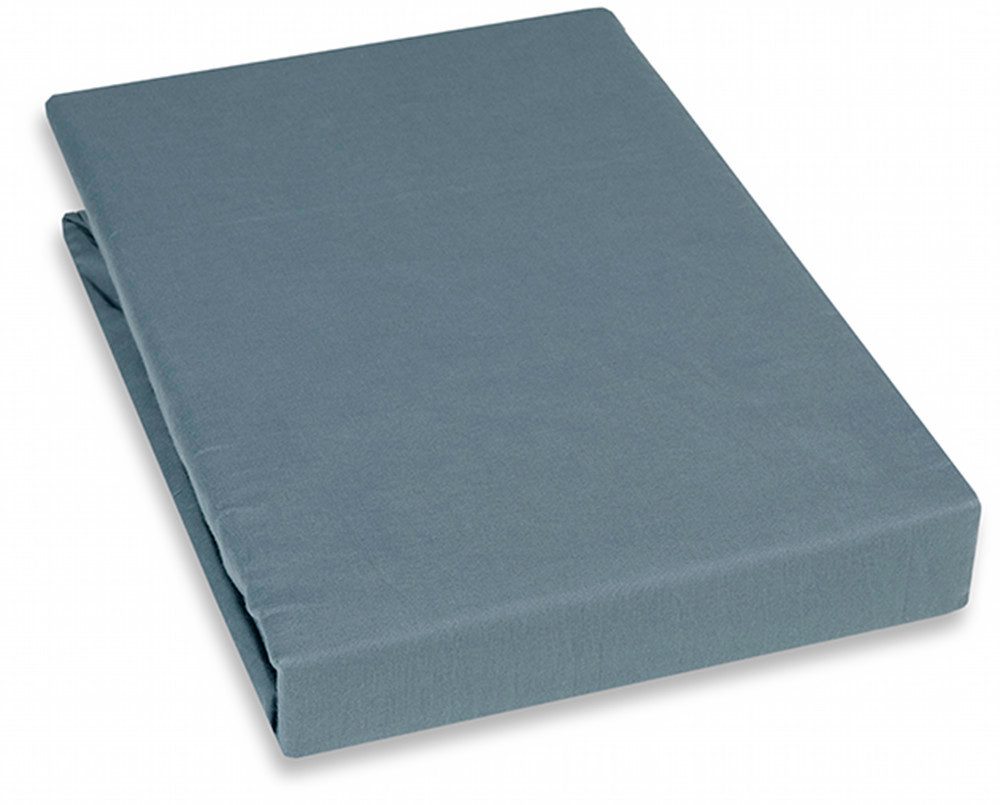 Kayori Spannbettlaken Kai, Renforcé, Gummizug: rundum, (1 Stück), 100% Baumwolle