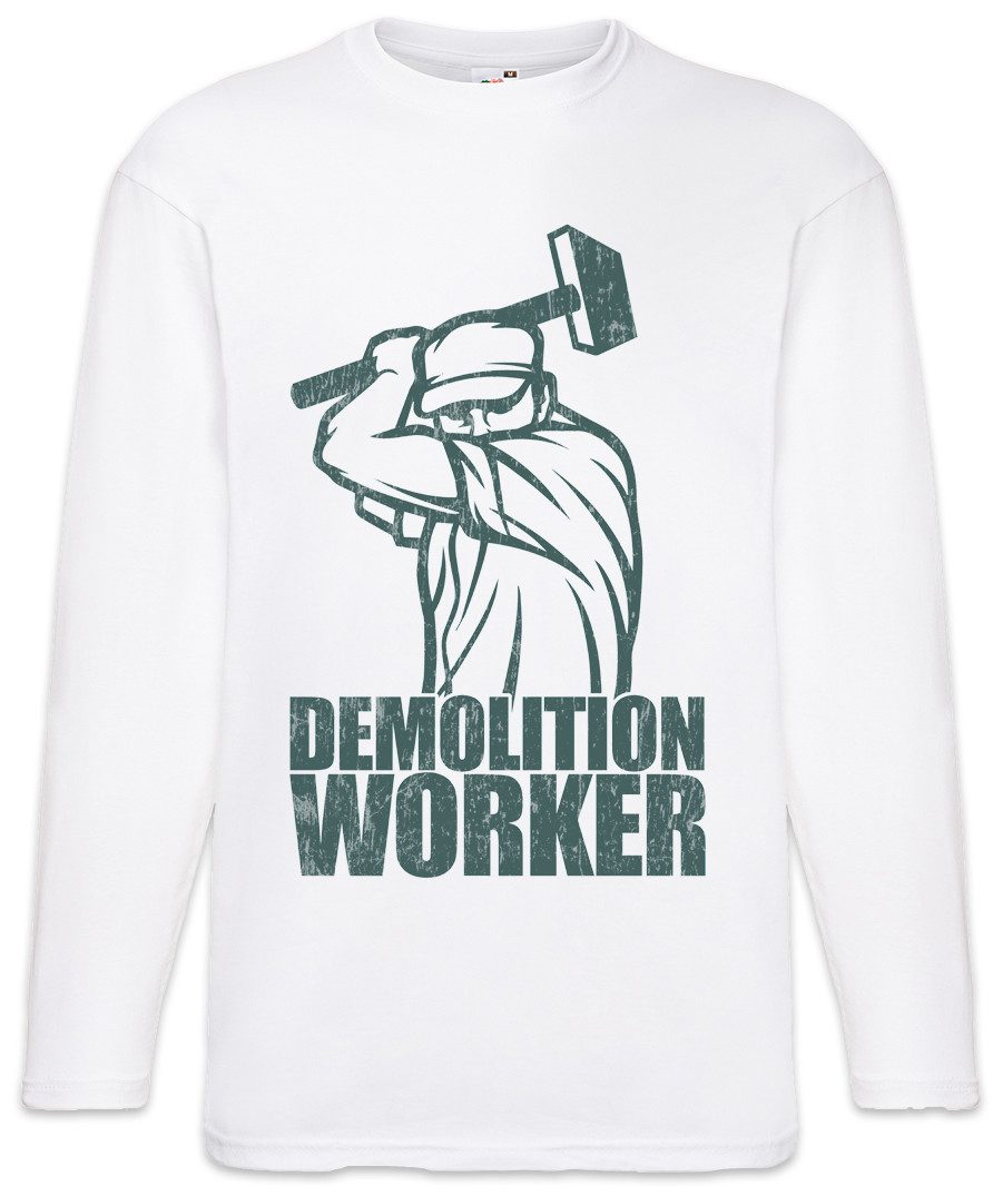 Langarmshirt Demolition Worker II Langarm T-Shirt Abriss Abbruch Handwerk