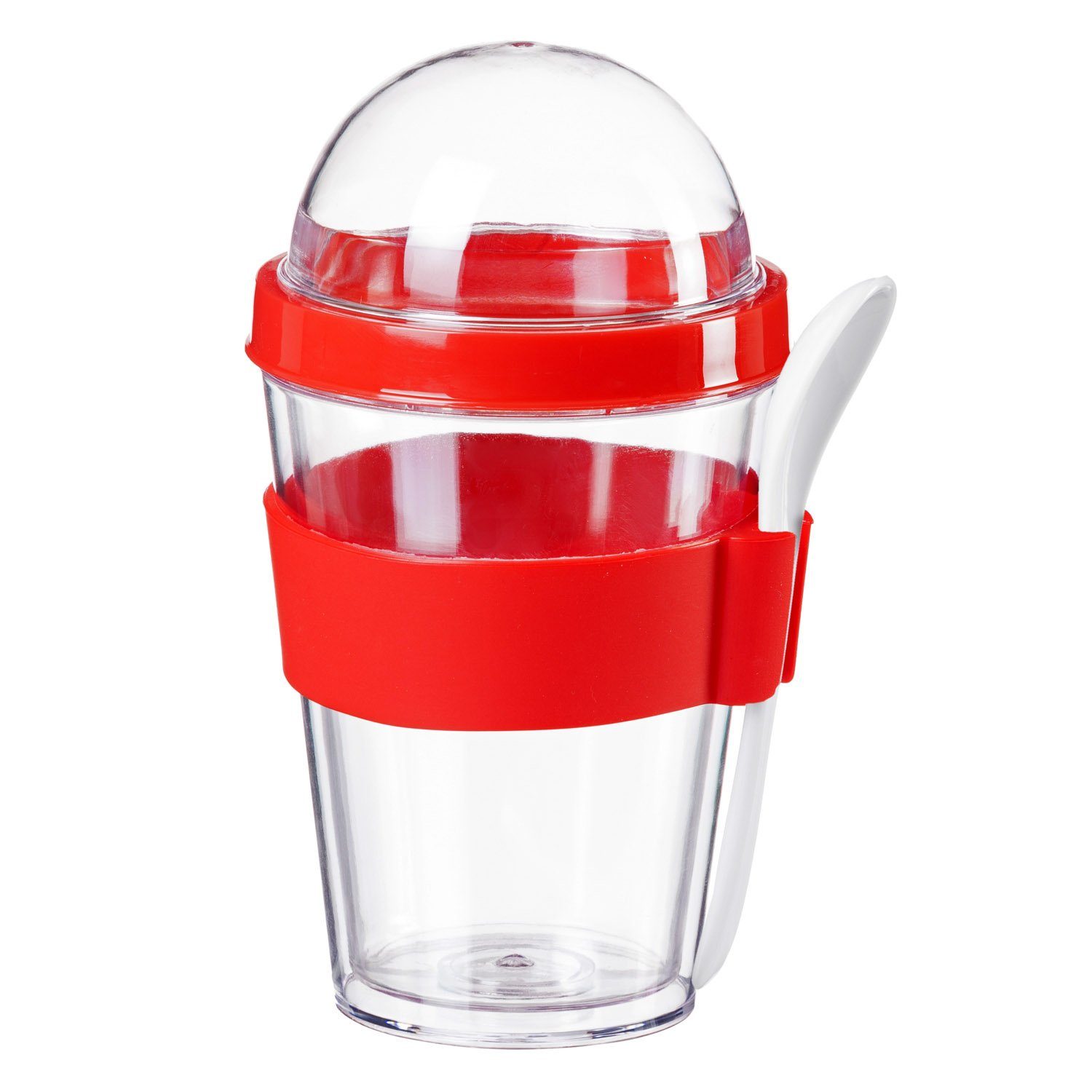 Goods+Gadgets Becher GOODS+GADGETS Müsli To Go Behälter - Doppelwandiger Joghurtbecher, Müslibecher Müslischale