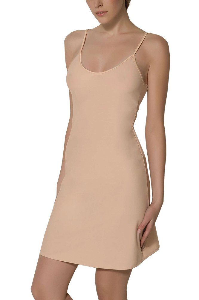 Damen Unterkleid Mellice Beige Kurz Unterkleid