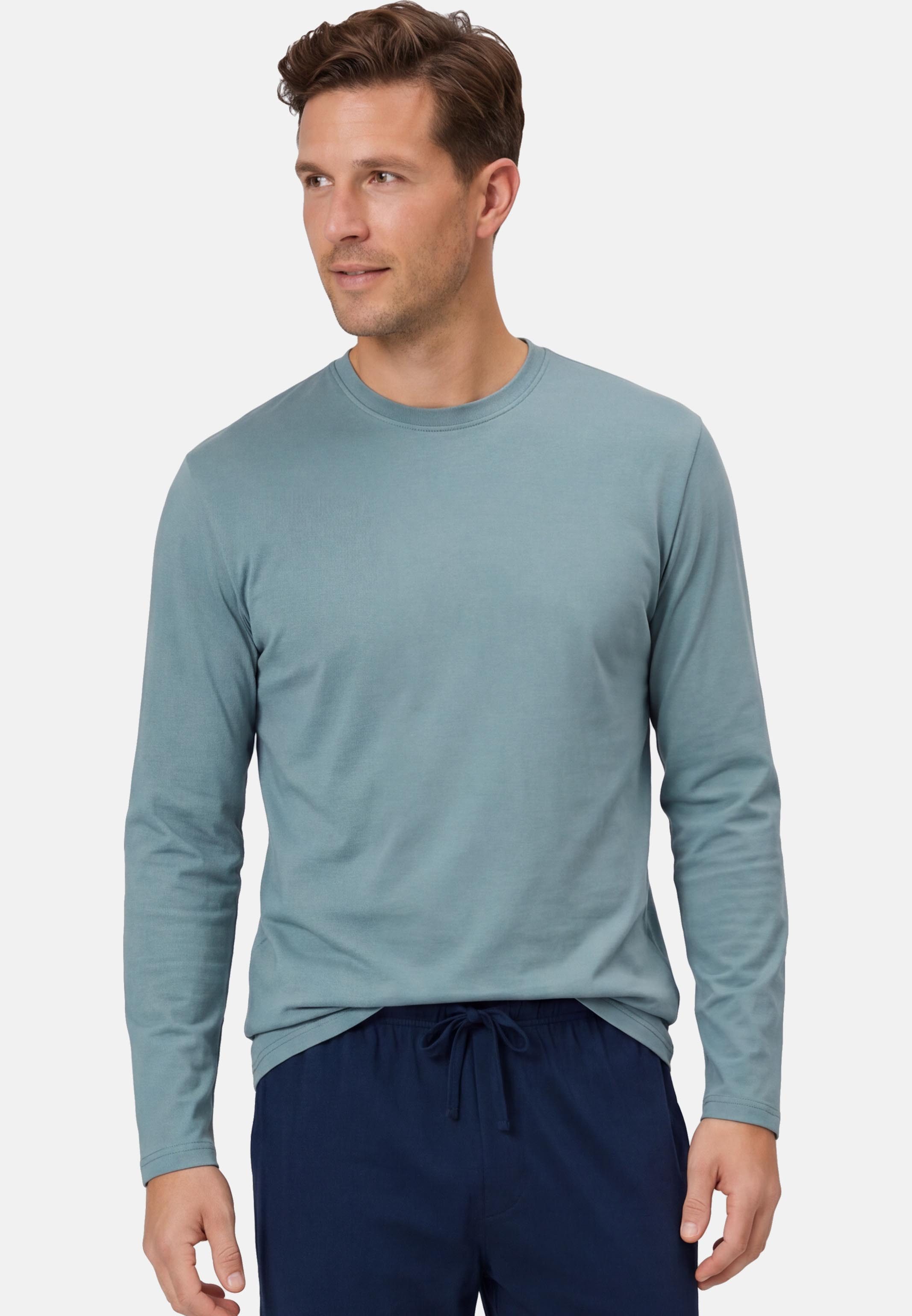 Ammann Pyjamaoberteil Mix & Match (1-tlg) Schlafanzug Oberteil - Baumwolle - Blickdicht - Aus Baumwolle