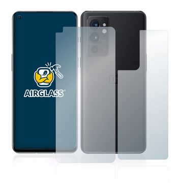 BROTECT flexible Panzerglasfolie für OnePlus 9RT 5G (Display+Rückseite), Displayschutzglas, Schutzglas Glasfolie klar