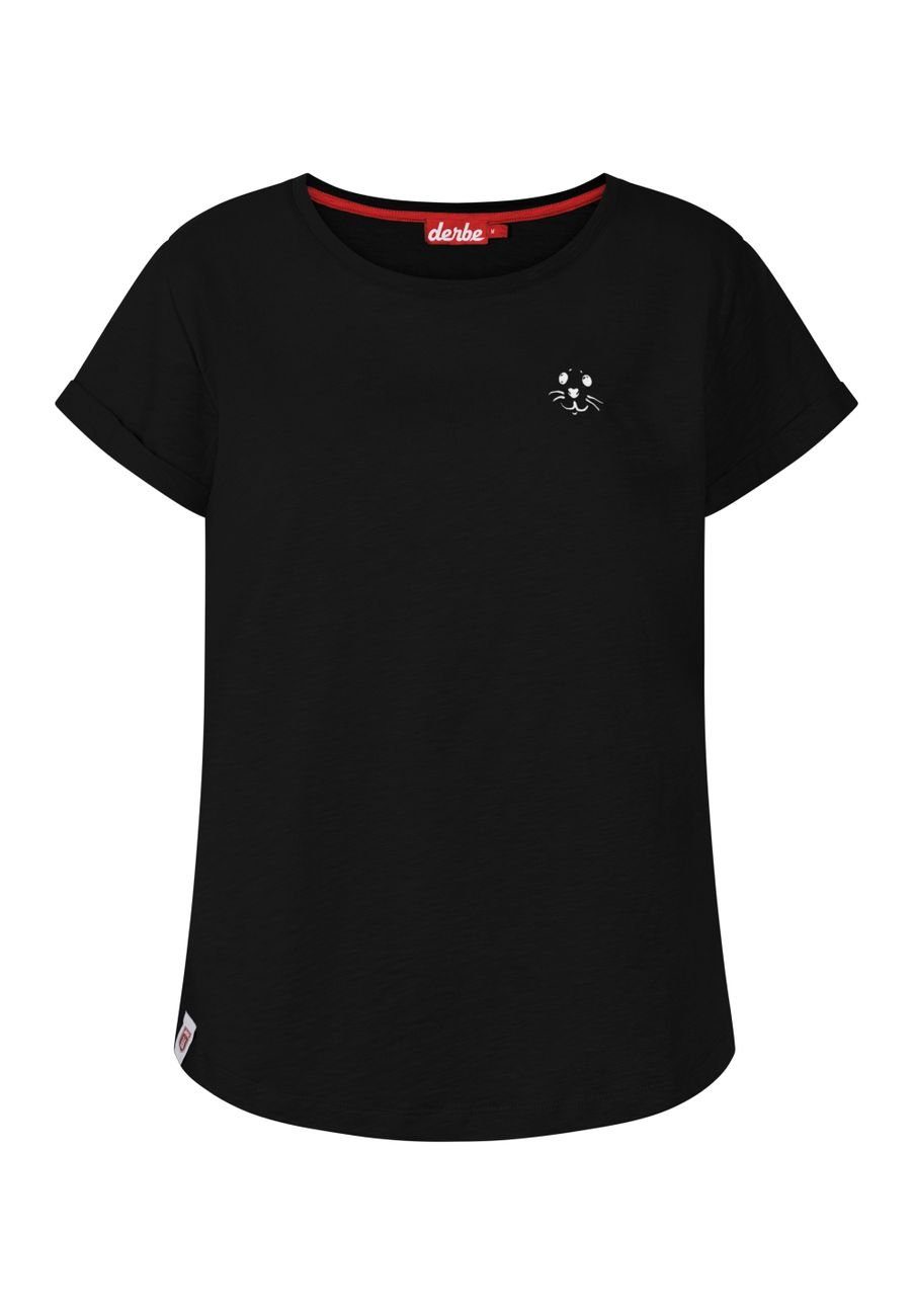 Derbe Print-Shirt Robbenschnute Damen T-Shirt (1-tlg) günstig online kaufen