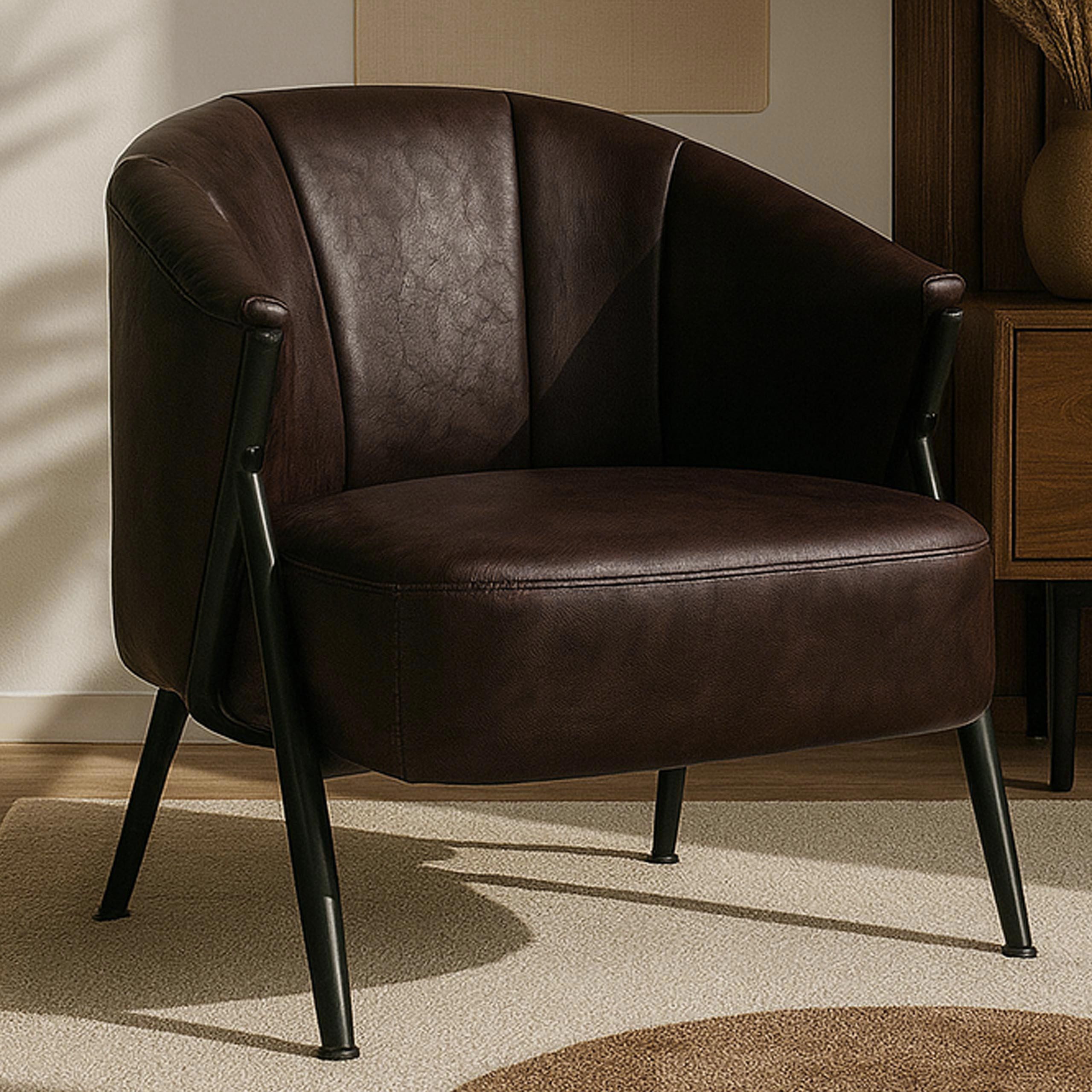 MCW Loungesessel MCW-P30-1, Moderner Industrial-Vintage-Look