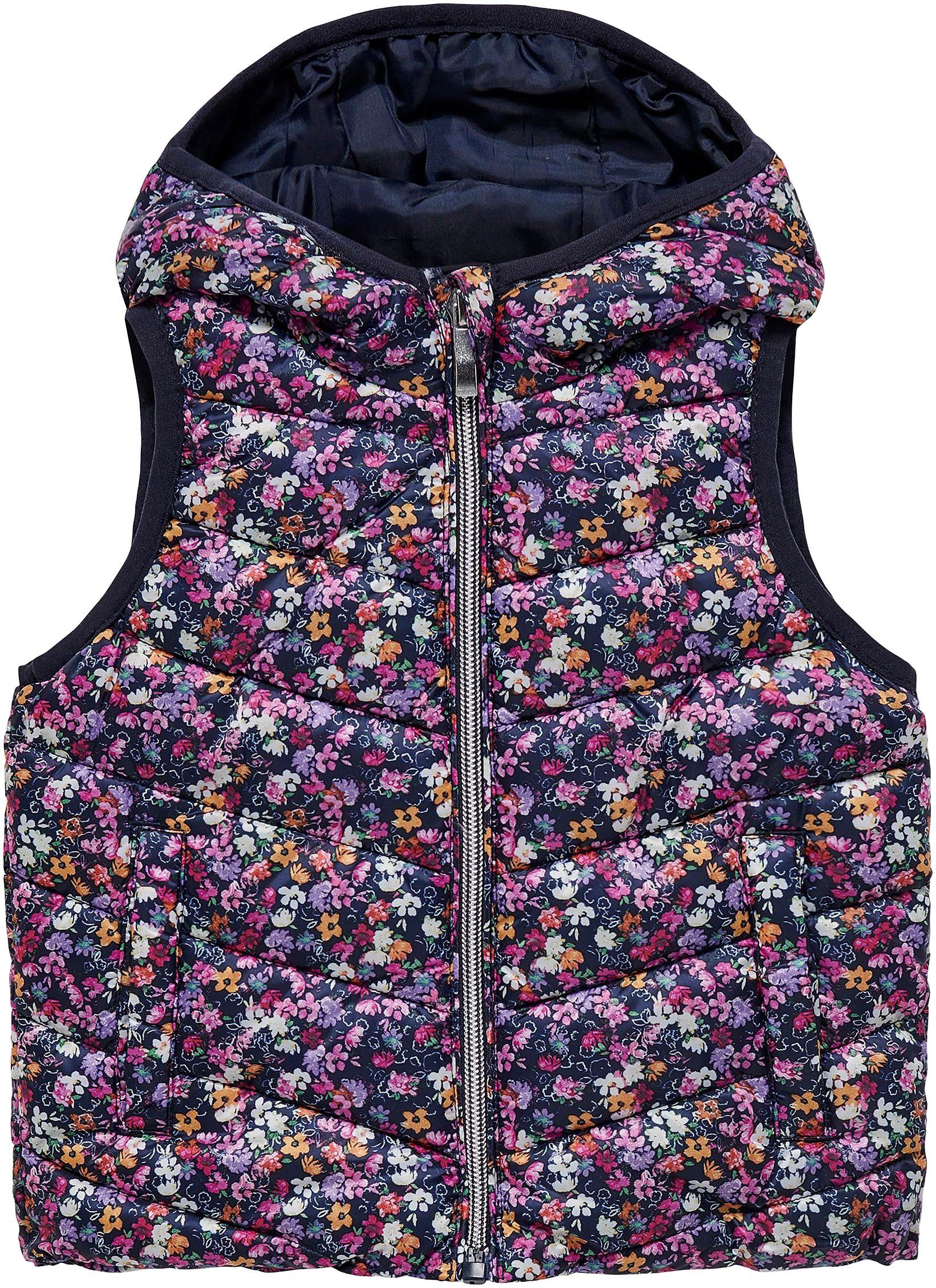 KIDS ONLY Steppweste KMGNEWTALIA NEA AOP night WAISTCOAT sky OTW QUILTD