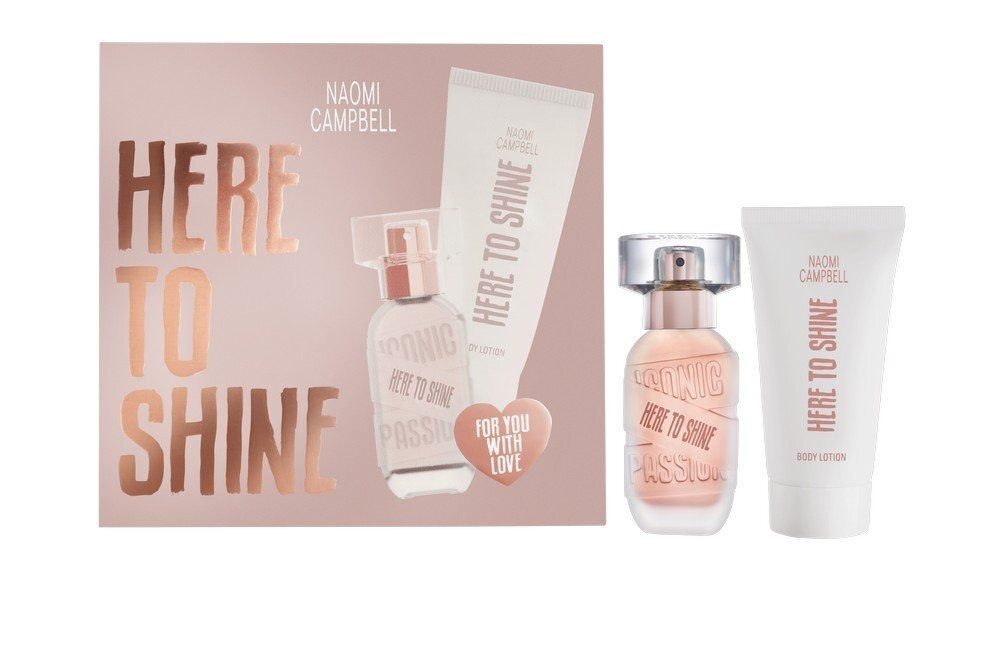 NAOMI CAMPBELL Duft-Set Here To Shine - EDT 15 ml+ Körperlotion 50 ml