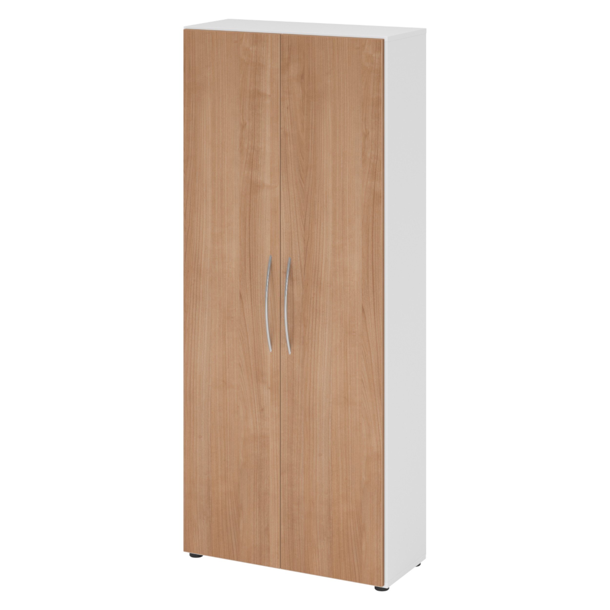 bümö Aktenschrank basic Aktenschrank Dekor: Weiß/Nussbaum