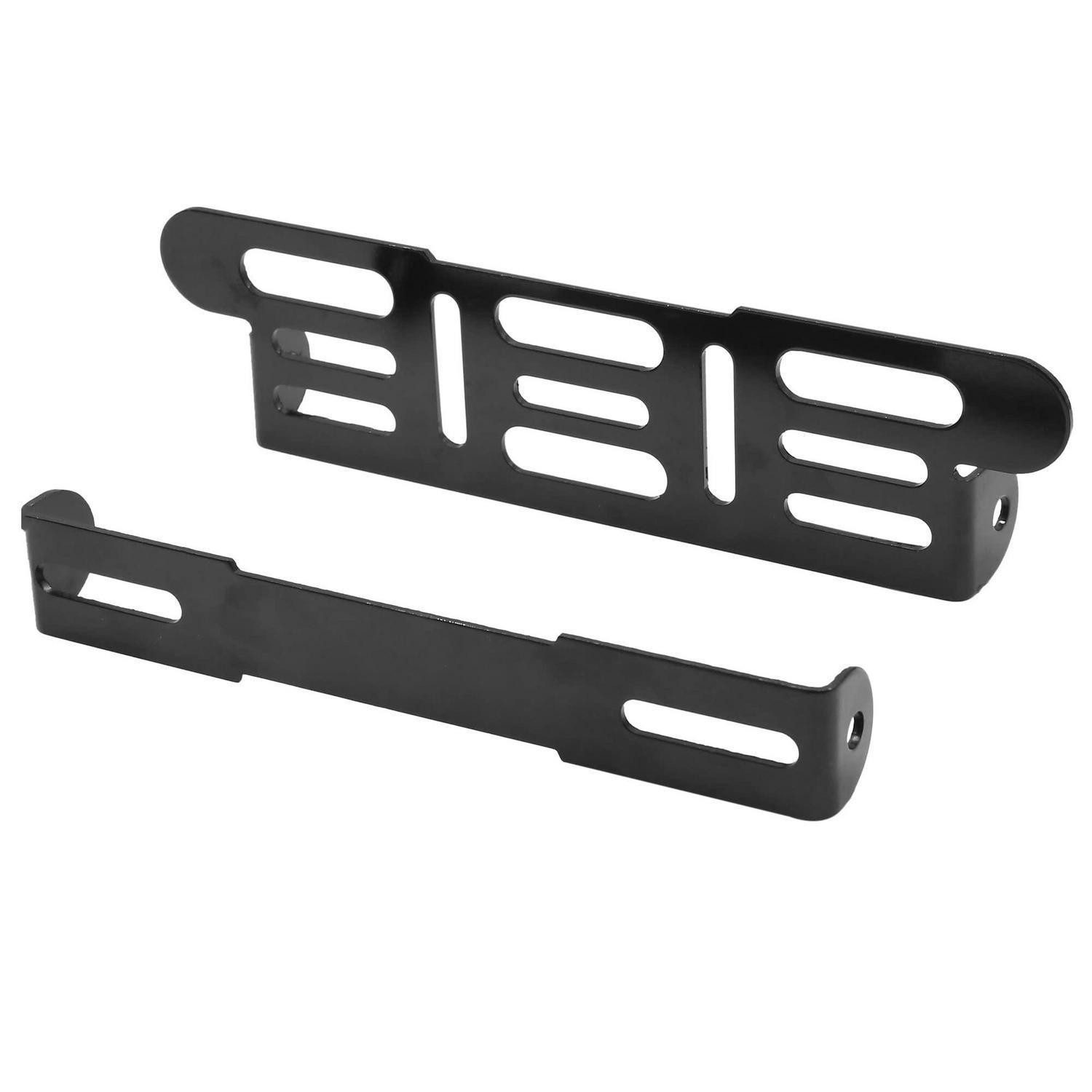 LuxusKollektion Kennzeichenhalter Kennzeichenhalter Motorrad verstellbar universal Metall schwarz