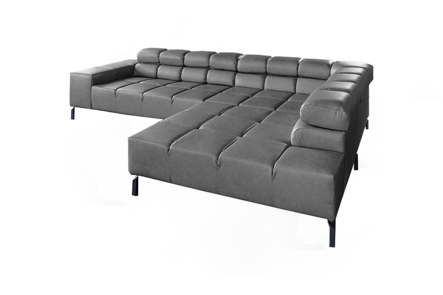 KAWOLA Ecksofa, L-Form rechts oder links Leder verschiedene Farben 321x216 cm