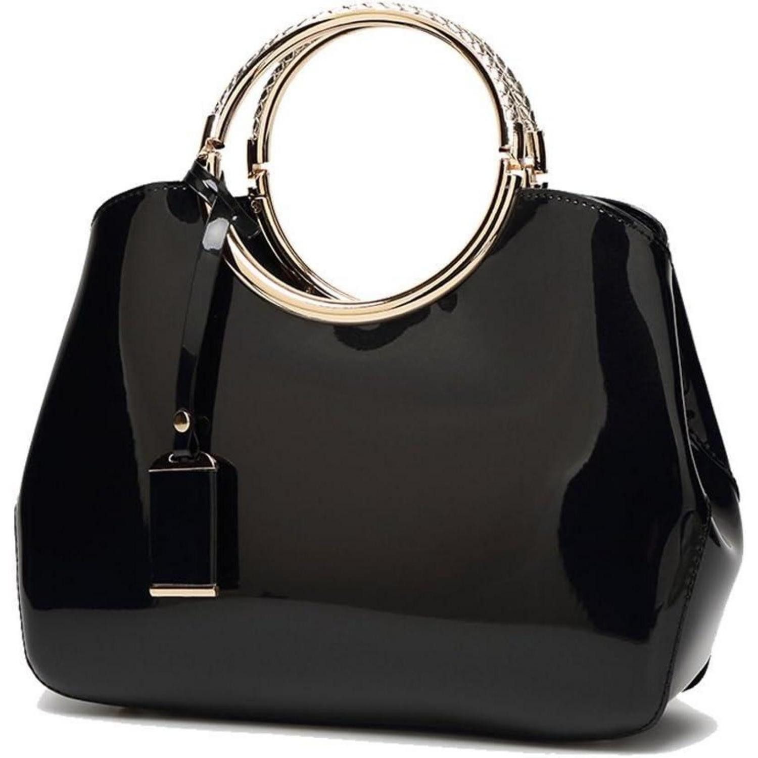 LuxusKollektion Handtasche Damen Handtasche PU-Lackleder Henkeltasche Hochzeit Abend