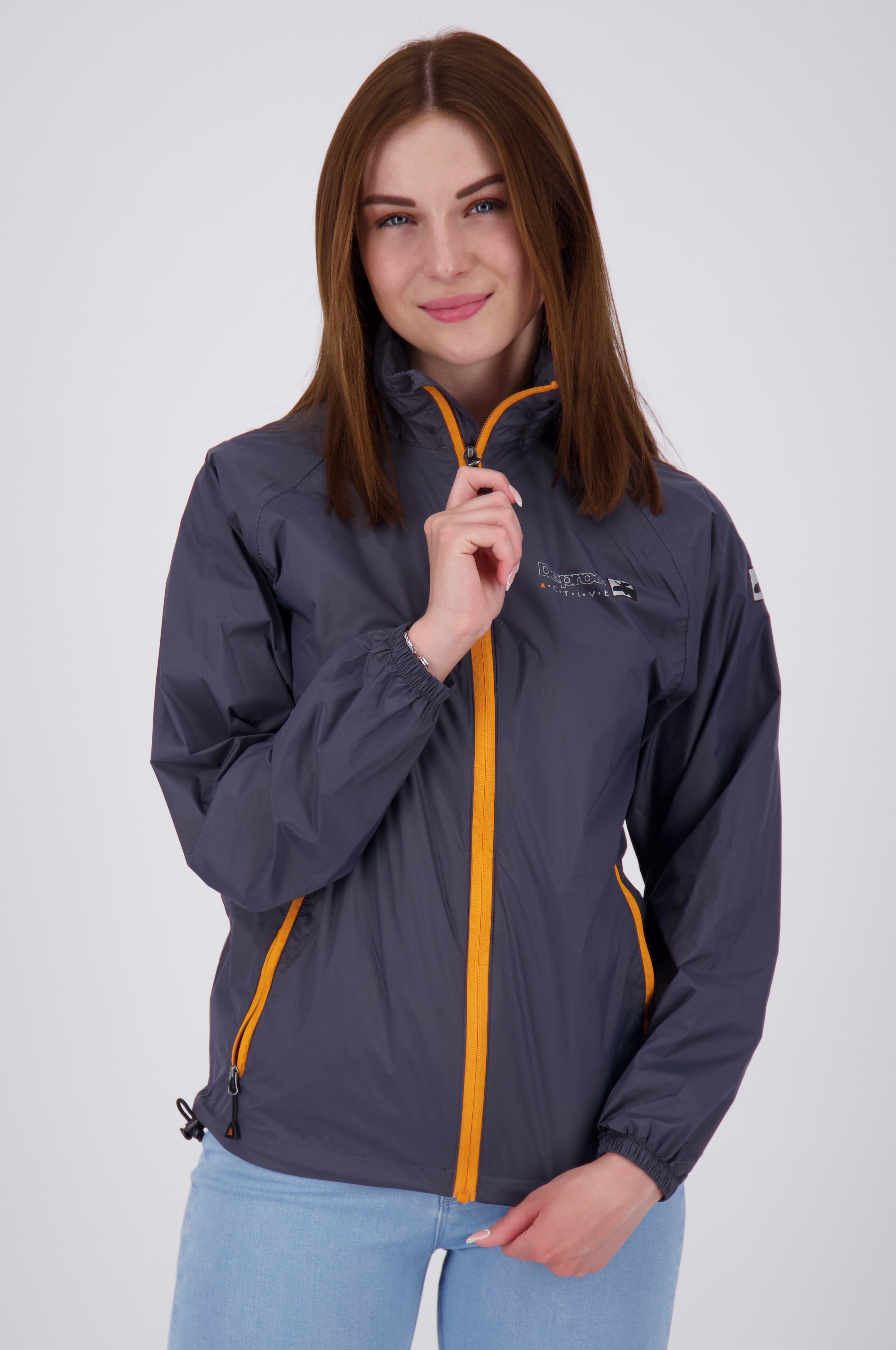 DEPROC Active Regenjacke ROBSON WOMEN CS II auch in großen Größen erhältlich, mitgelieferter Packbeutel