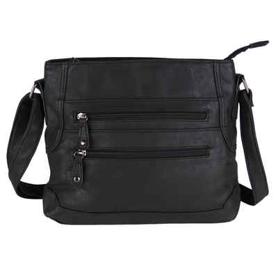 MIRROSI Umhängetasche Damen Crossbody Bag, 31x23x7cm Mittelgroß (verstellbaren Schulterriemen), Mittelgroße Tasche, Schultertasche für jeden Anlass