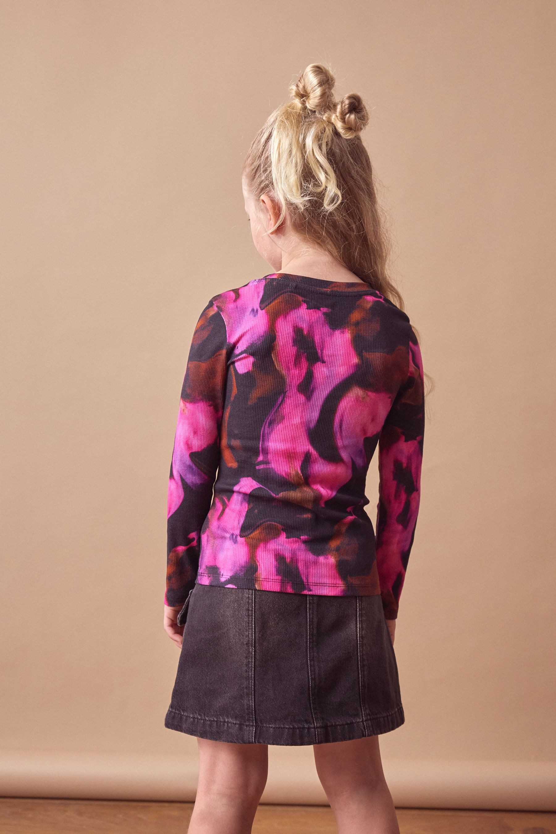 Next Langarmshirt Geripptes Langarmshirt (1-tlg)