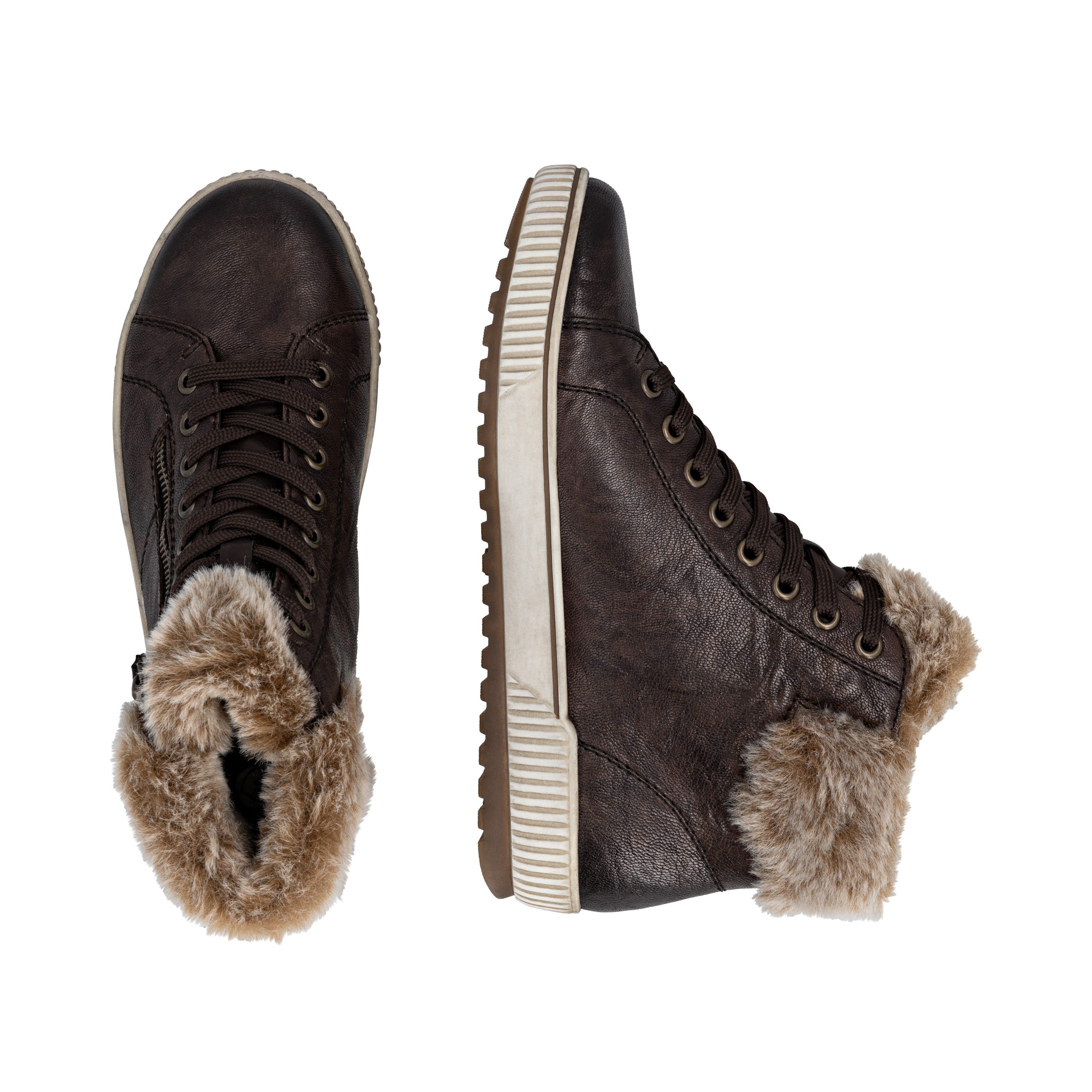 Remonte Winterboots, Plateau, Outdoorschuh Schnürboots mit wasserabweisender TEX-Membran