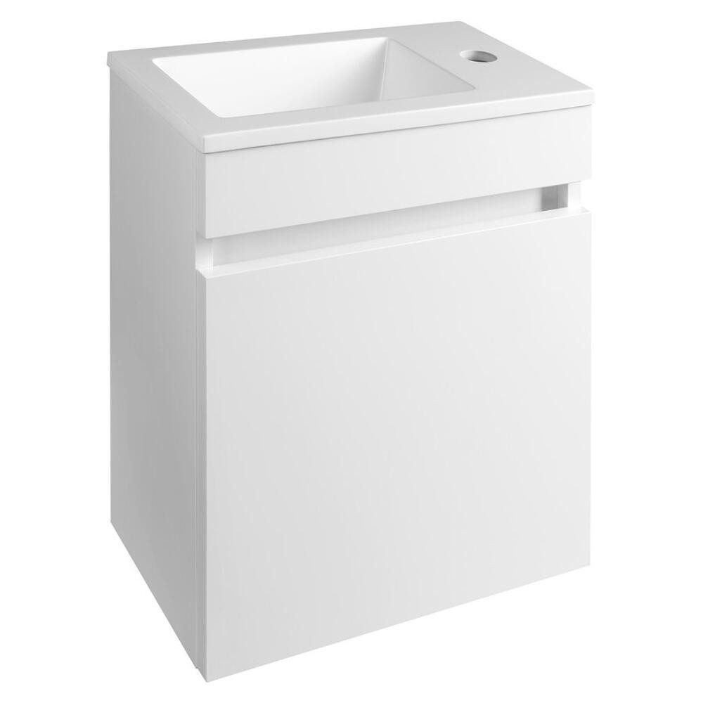Bruckner Unterschrank TORIN Unterschrank mit Waschtisch 40x50x22cm, Weiß
