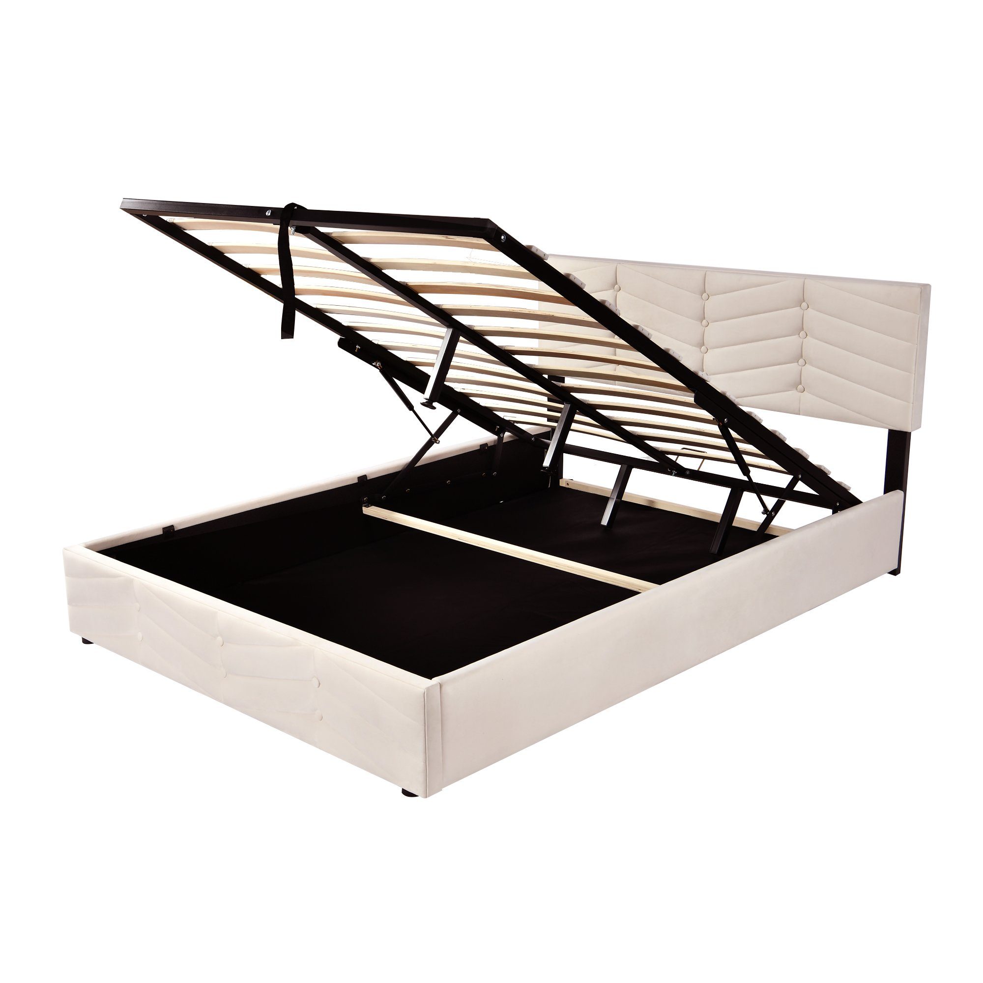 SOFTWEARY Polsterbett (Doppelbett mit Lattenrost und günstig online kaufen