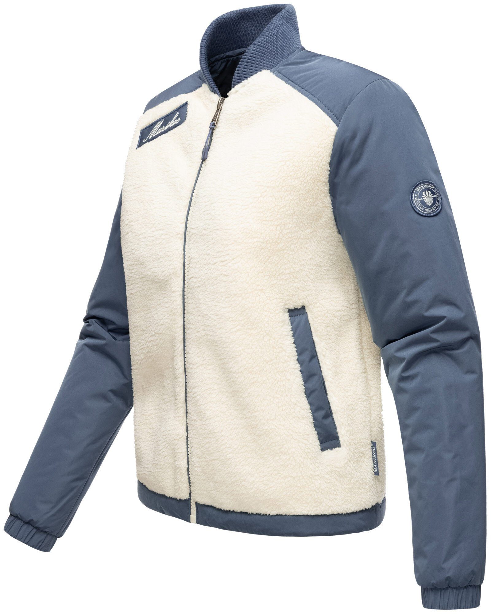Marikoo Outdoorjacke Sayoo mit flauschigem Teddyfell – Bild 5 von 5