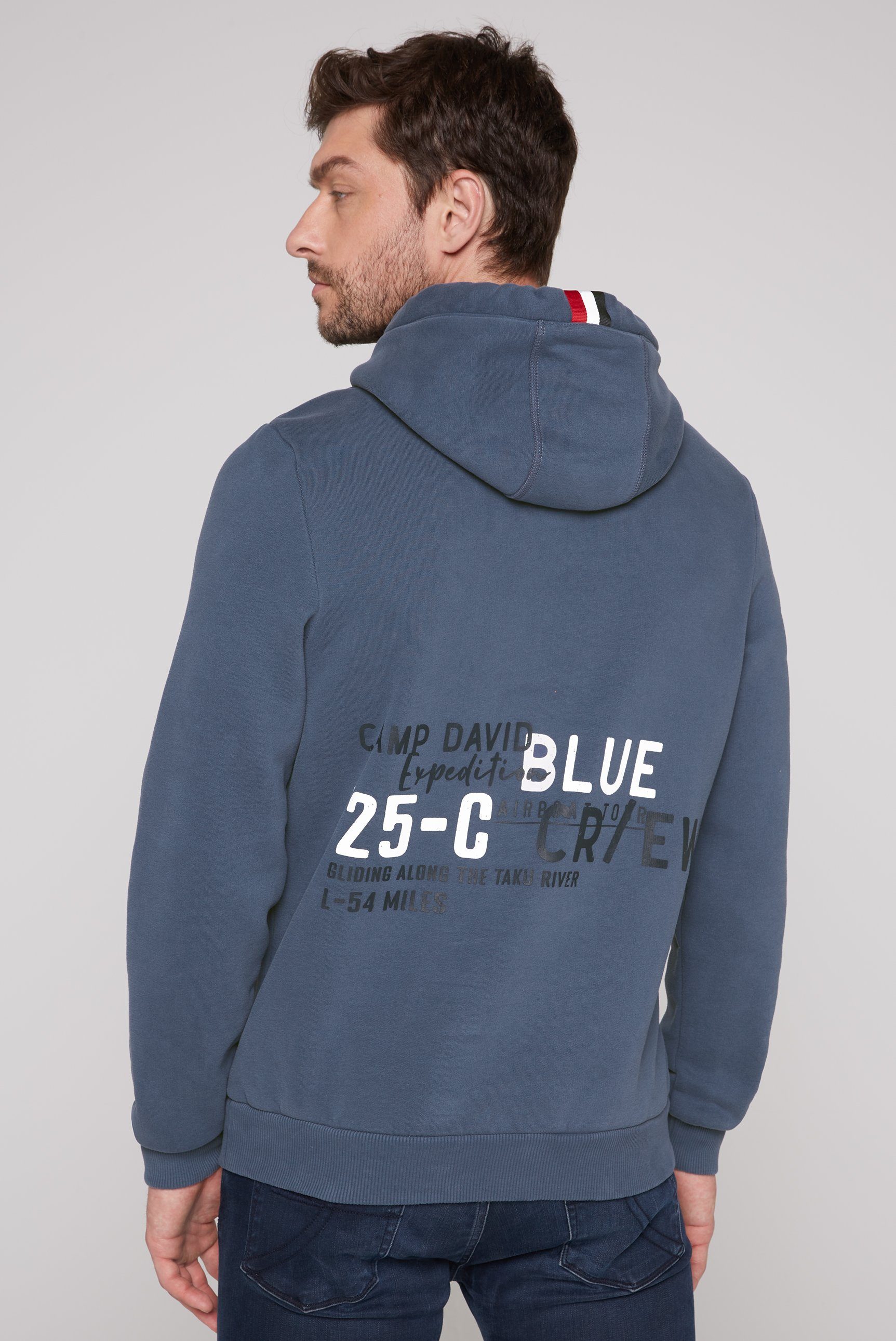 CAMP DAVID Kapuzensweatshirt mit Label-Applikationen günstig online kaufen