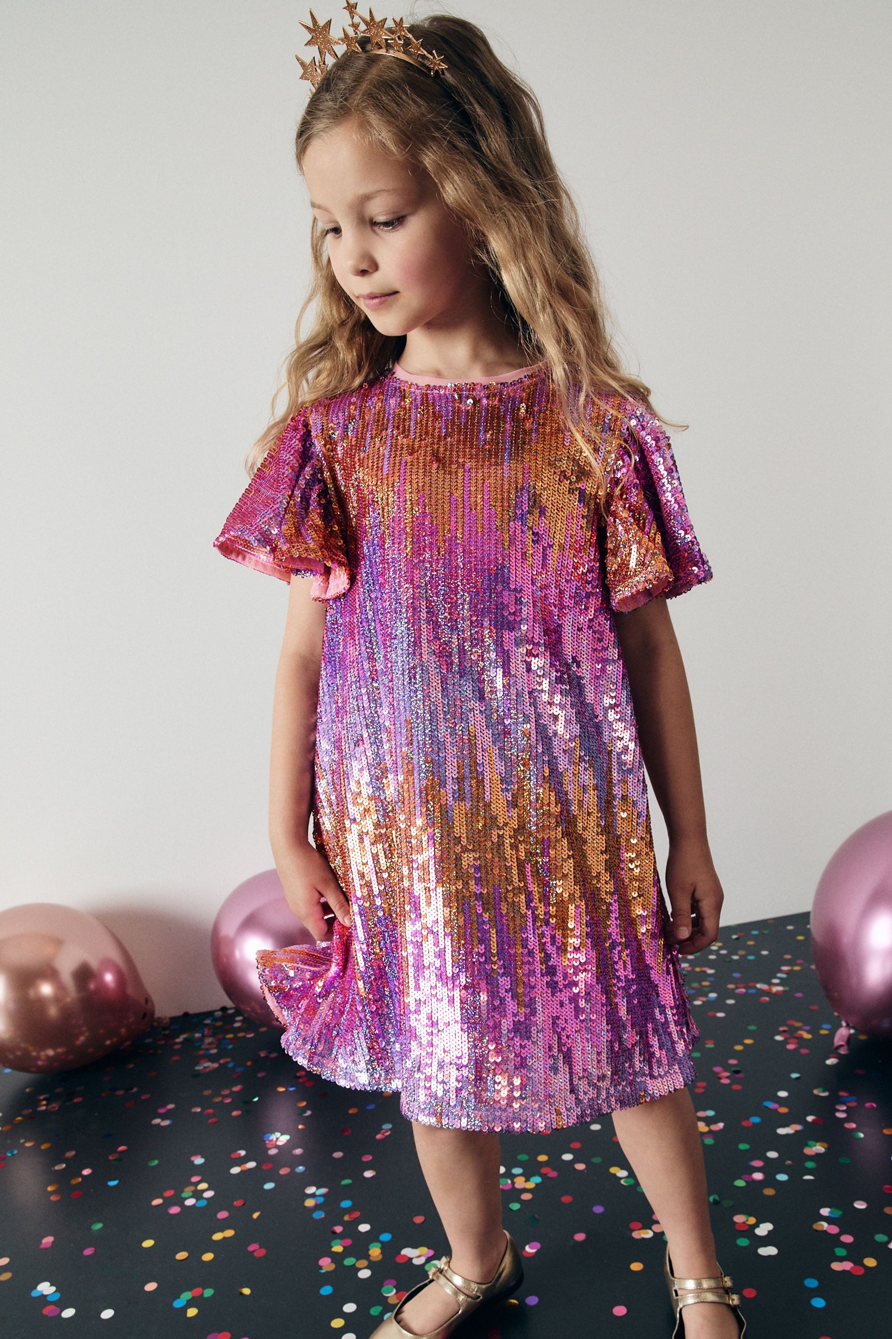 Next Partykleid Funkelndes Partykleid mit Pailletten (1-tlg)
