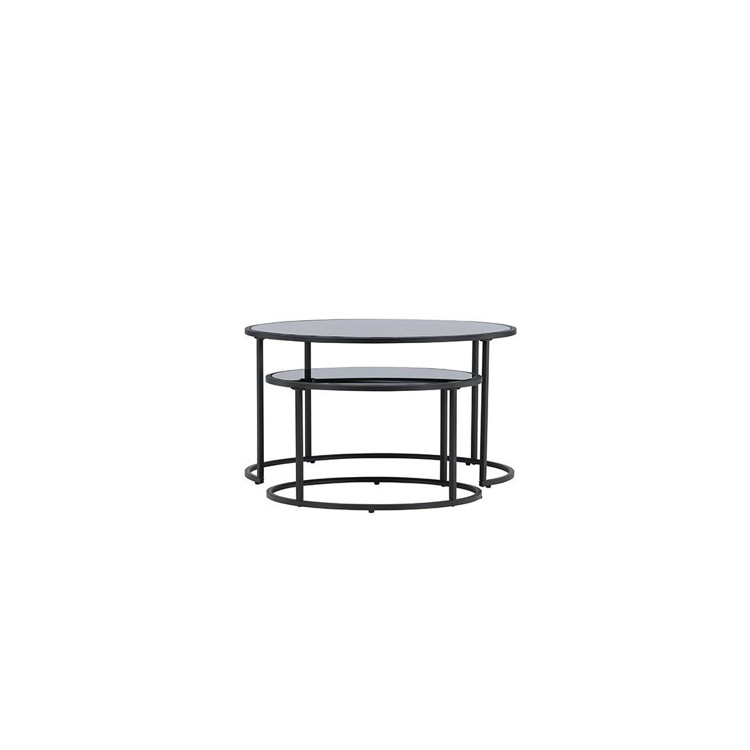Venture Home Couchtisch Twin Couchtisch Set mit 2 schwarz.