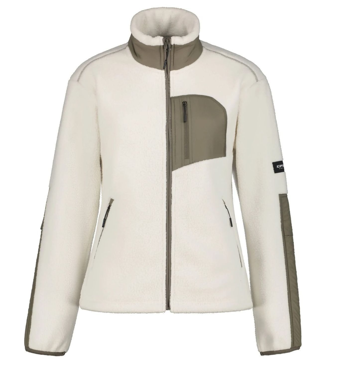 Icepeak Fleecejacke Icepeak Midlayer Fleecejacke Millstadt Weiß günstig online kaufen