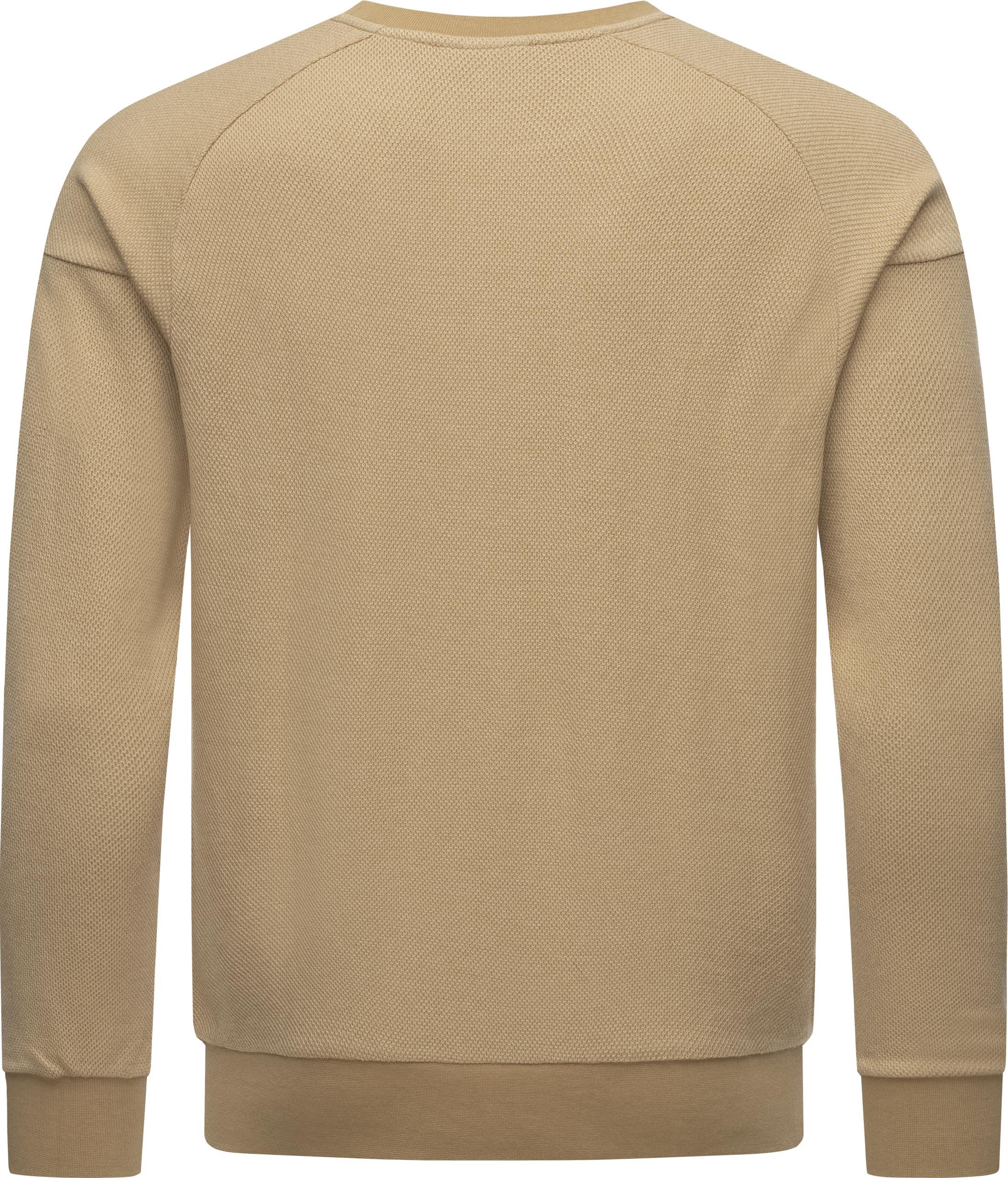 Ragwear Sweatshirt Doren Strukturierter Basic Herren Pullover