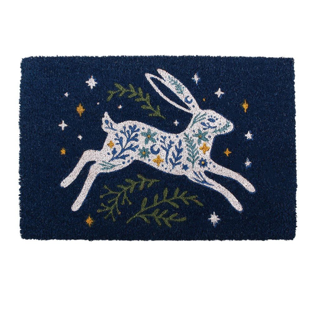 Something Different Fußmatte Türvorleger Hase Vintage – Kokosfaser Fußmatte Fantasy