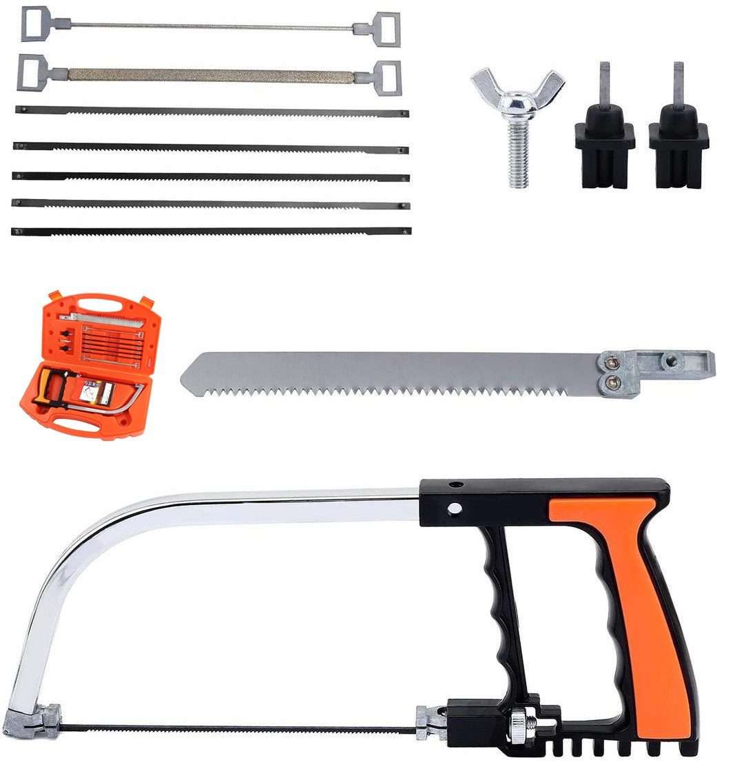 Thumbnail - BAYLI Multitool 12in1 Hand Bügelsäge Set, multifunktions Handsäge für Camping & Outdo