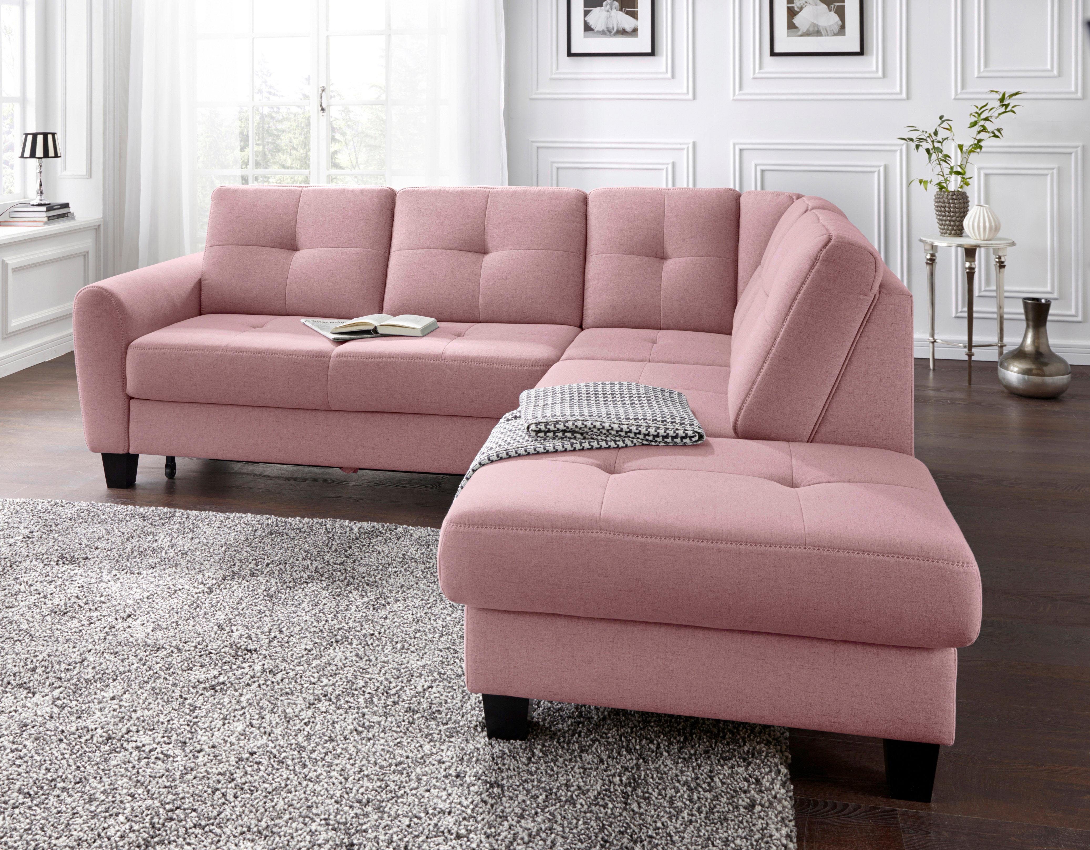 sit&more Ecksofa Varese L-Form, mit Federkern, günstig online kaufen