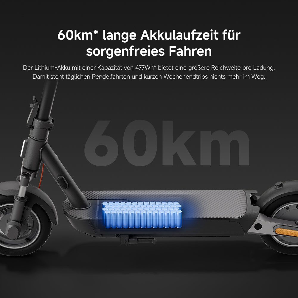 Xiaomi E-Scooter Electric Scooter 5 Pro, 400 W, 20 km/h, Electric Scooter, mit Straßenzulassung, bis zu 60 km Reichweite