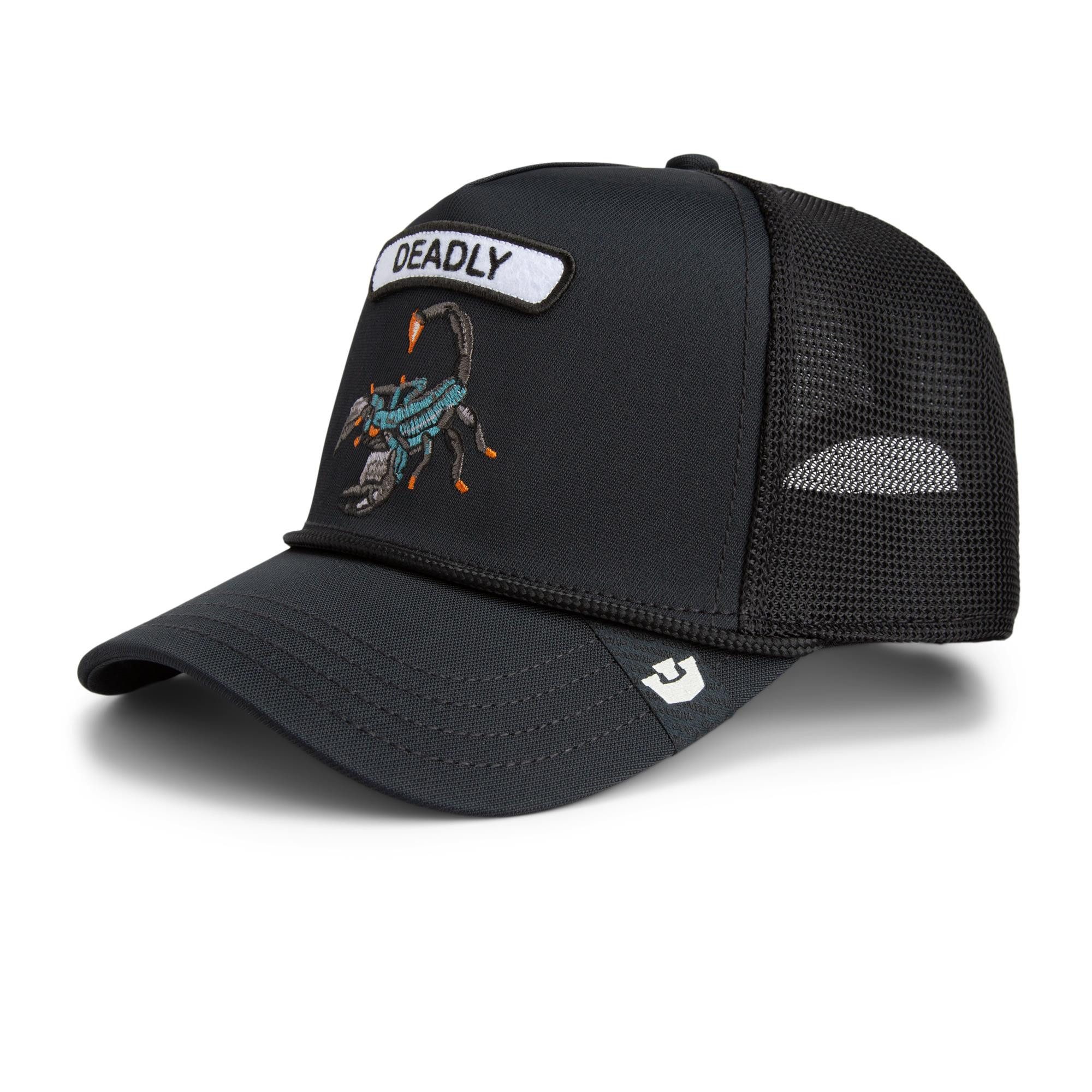 GOORIN Bros. Trucker Cap Goorin Bros. GB2 Deadly Scorp Trucker Cap Rocker Top black (Basecap, Meshcap, Trucker Kappe)