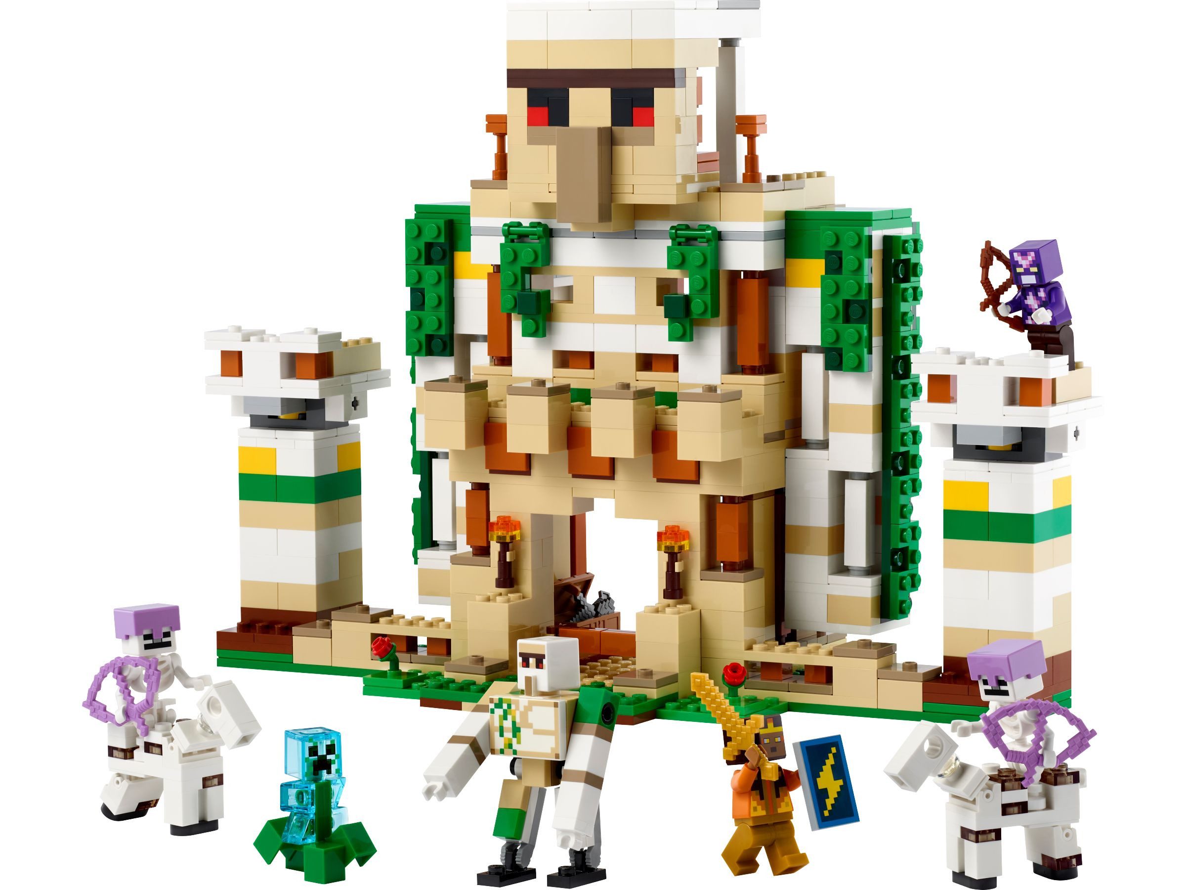 LEGO® Minecraft 21250 Die Eisengolem-Festung Konstruktionsspielsteine günstig online kaufen