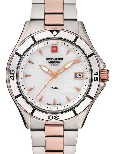 Swiss Alpine Military Schweizer Uhr Swiss Alpine Military 7740.1153 Damenuhr 36mm 10AT