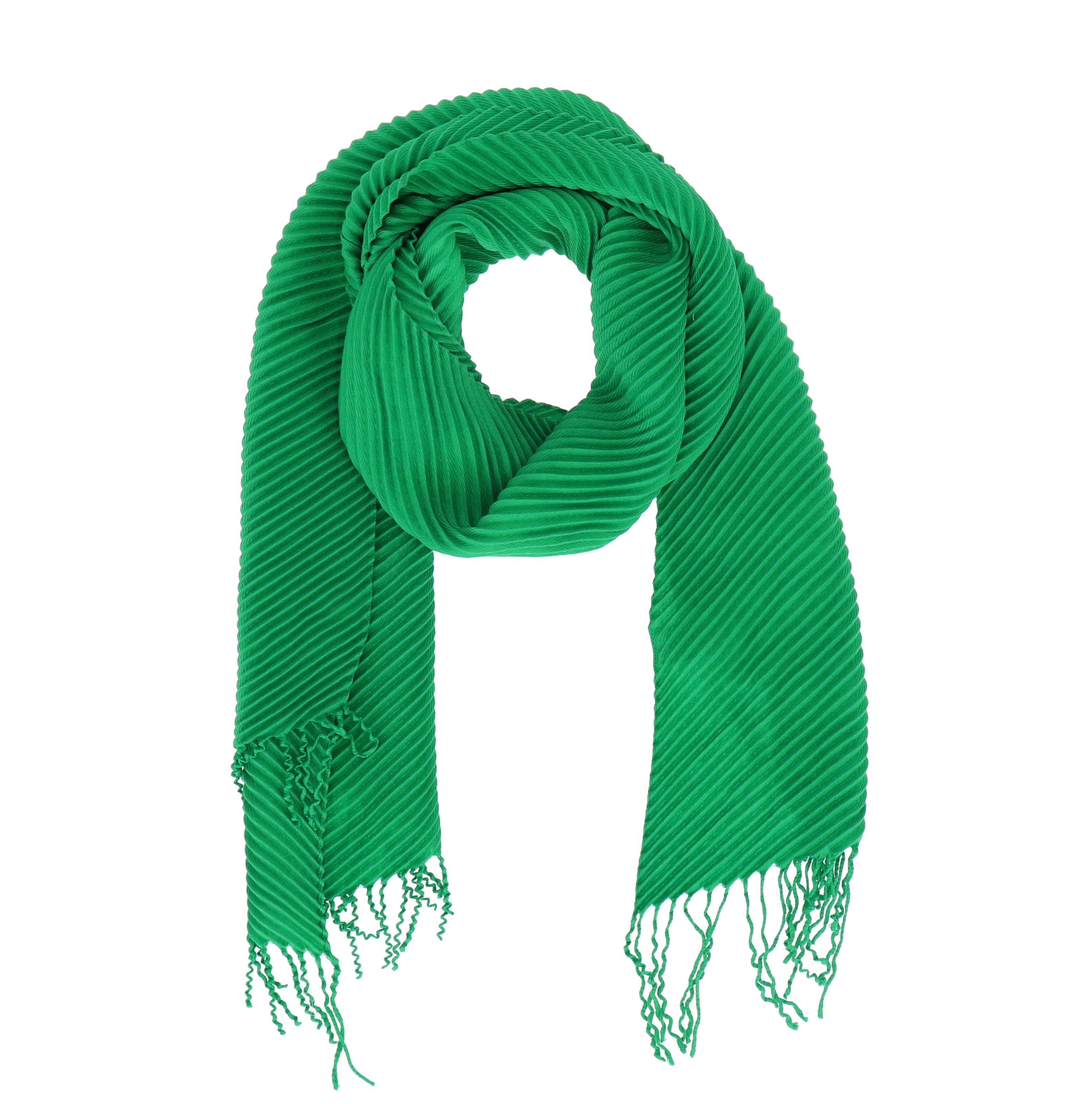 halsüberkopf Accessoires Modeschal Schal Pashmina Plissee, in tollen Farben!