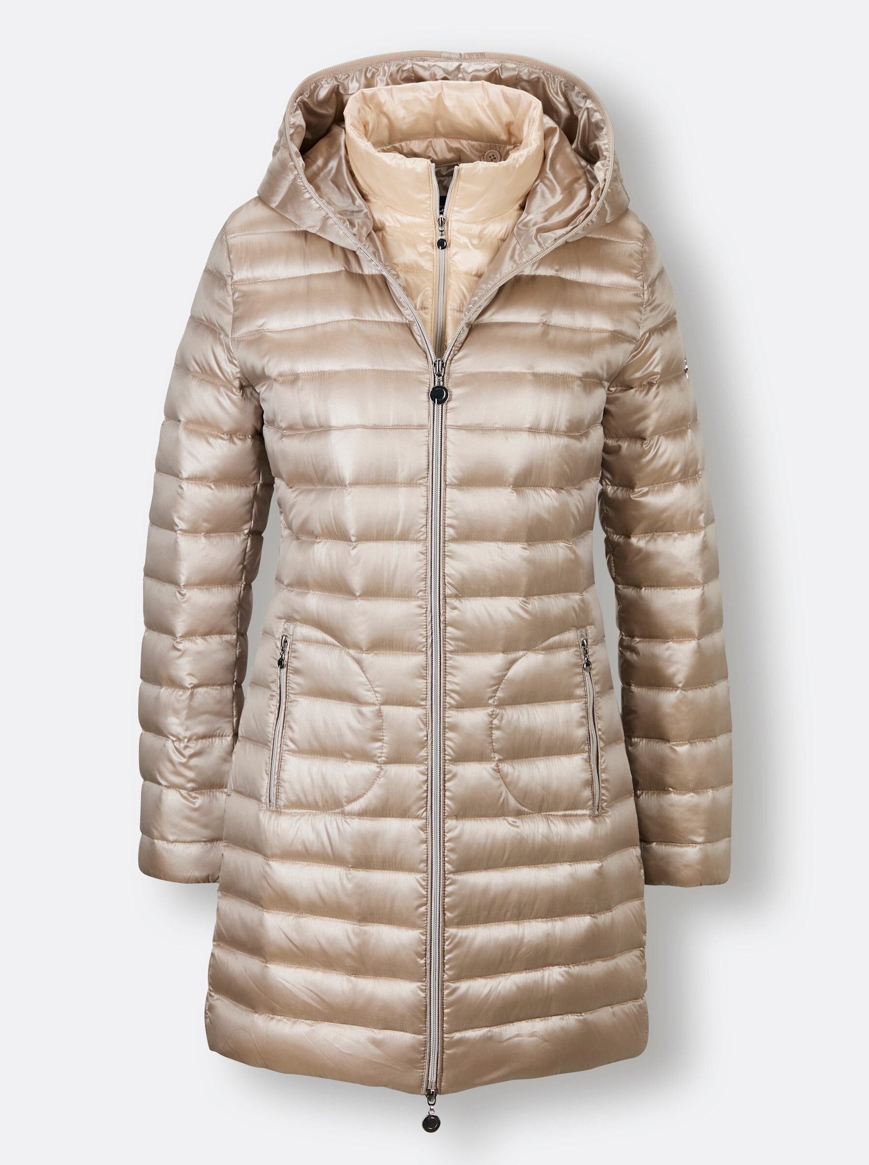 creation L Allwetterjacke Daunen-Steppjacke Langarm