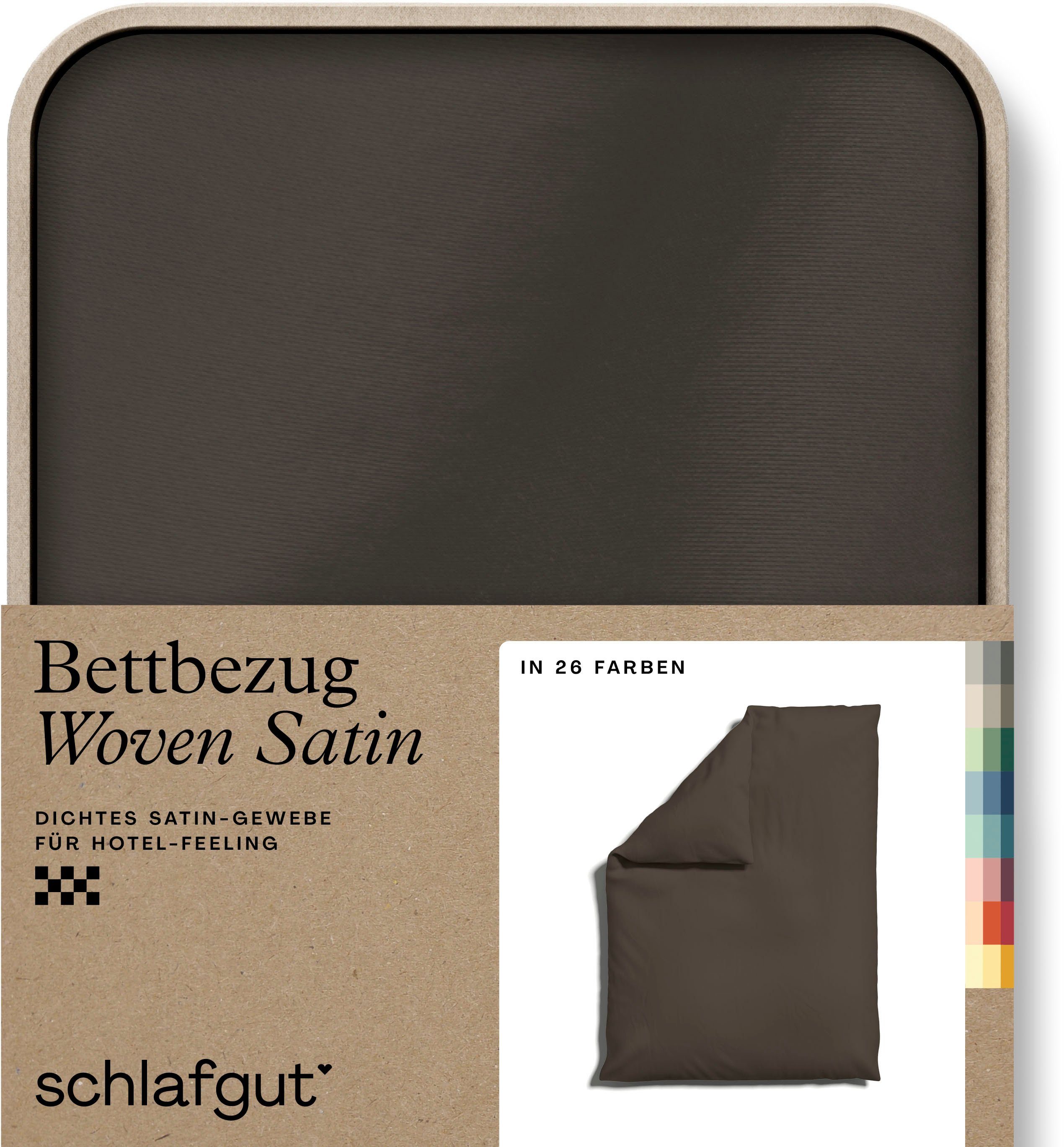 Schlafgut Bettbezug Woven Satin, (1 St), günstig online kaufen