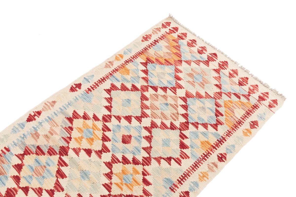 Orientteppich Kelim Afghan rechteckig, Orientteppich mm Läufer, Nain 3 79x187 Trading, Höhe: Handgewebter