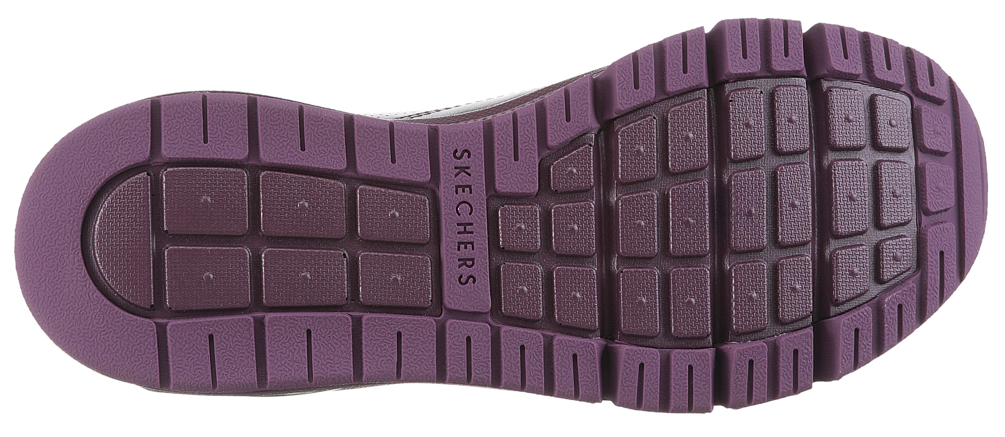 Skechers UNO ICON - LUSTROUS AIR Sneaker Keilsneaker, Plateausneaker, Schnürschuh im Metallic Look