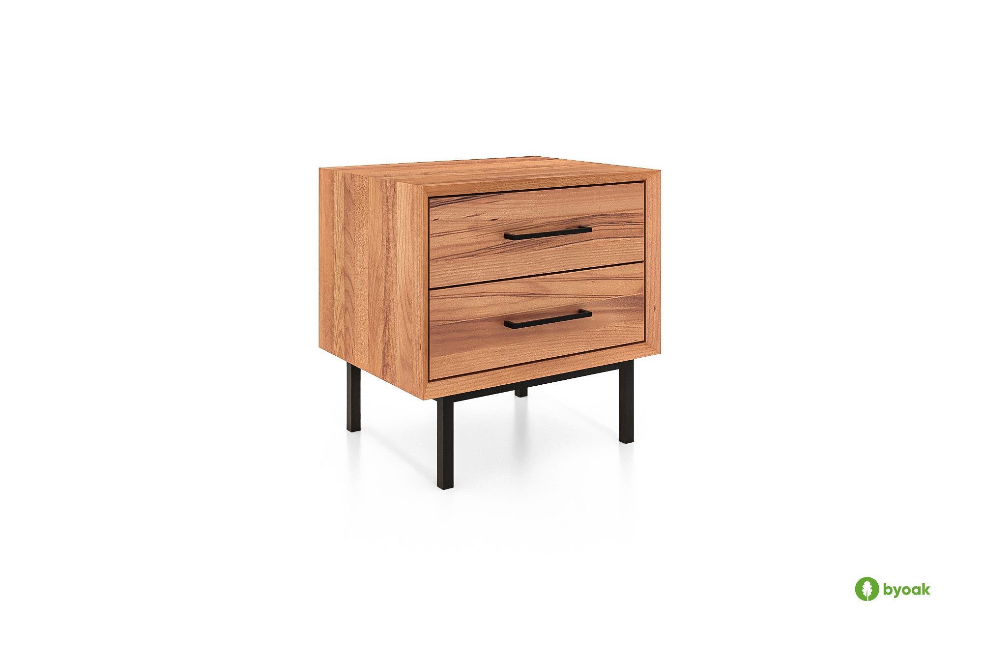 byoak Nachtkommode ABIES aus Massivholz, Naturgeölt
