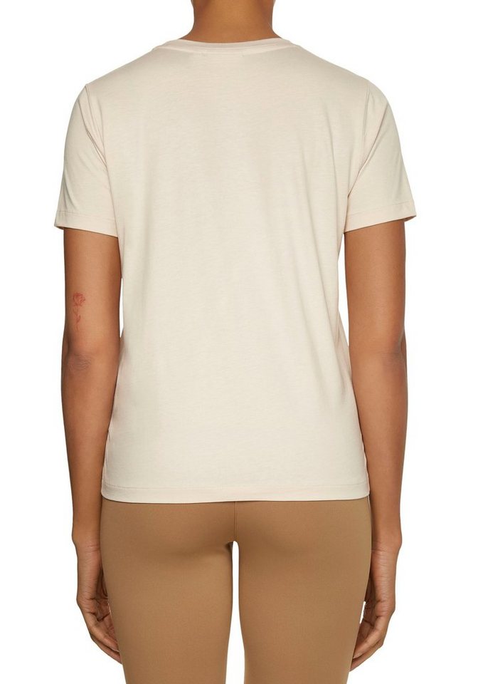 Calvin Klein Rundhalsshirt SMOOTH COTTON CREW NECK TEE mit kleinem CK 3D- Logo