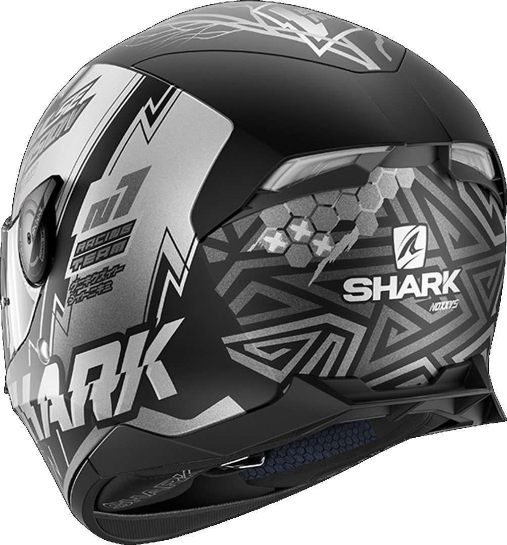 Shark Motorradhelm Skwal 2.2 Noxxys Helm, Integriertes Sonnenvisier