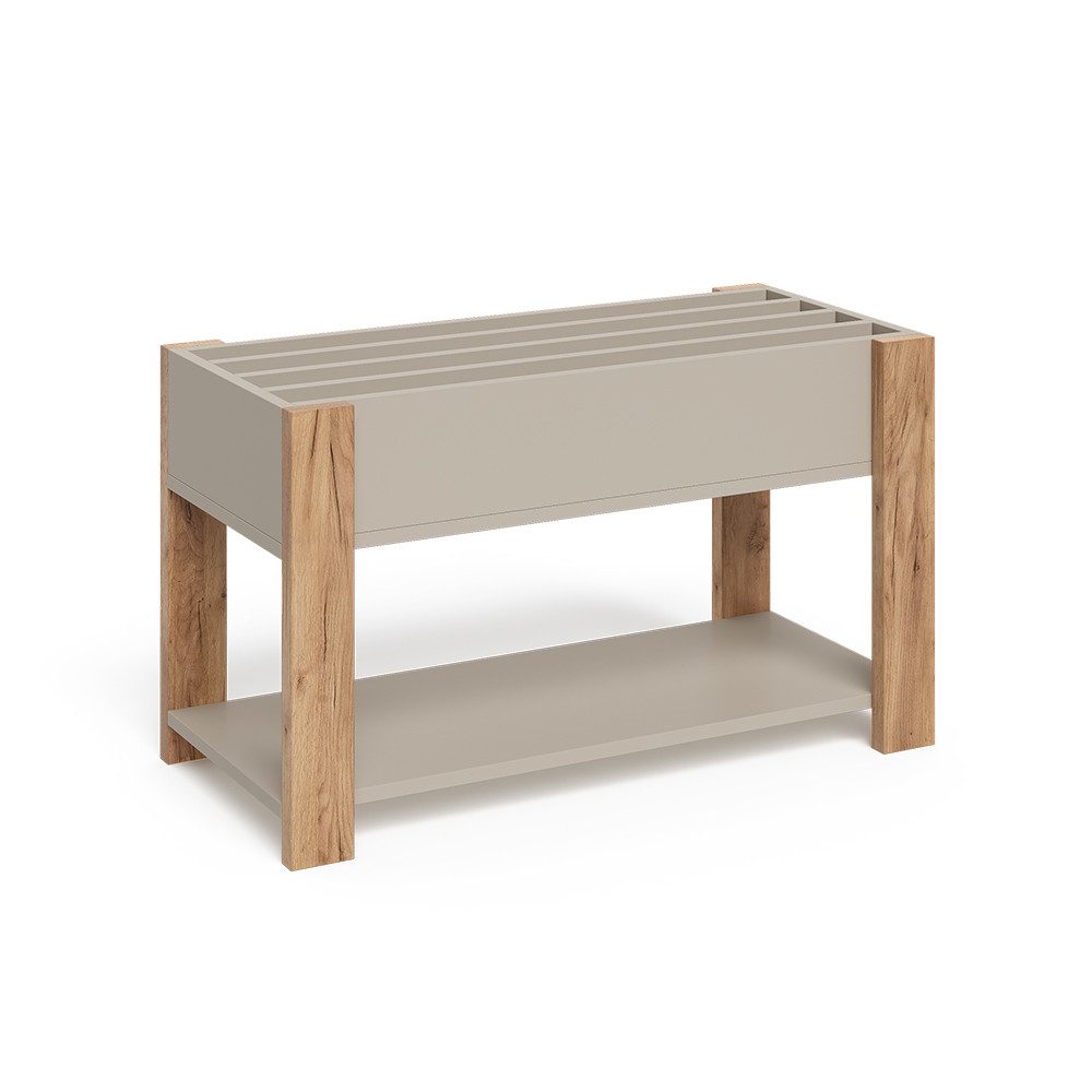 VitaliSpa® Bücherregal Malia, Cashmere/Artisan/Artisan, 80 x 46 cm, 1-tlg.