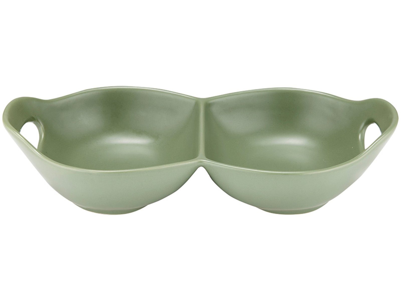 Ladelle Servierschüssel HOST Schale mit Griff salbeigrün 2tlg., Steinzeug, (Schüsseln & Schalen), Host 2 Part Sage Handled Bowl 30x15x6.5cm