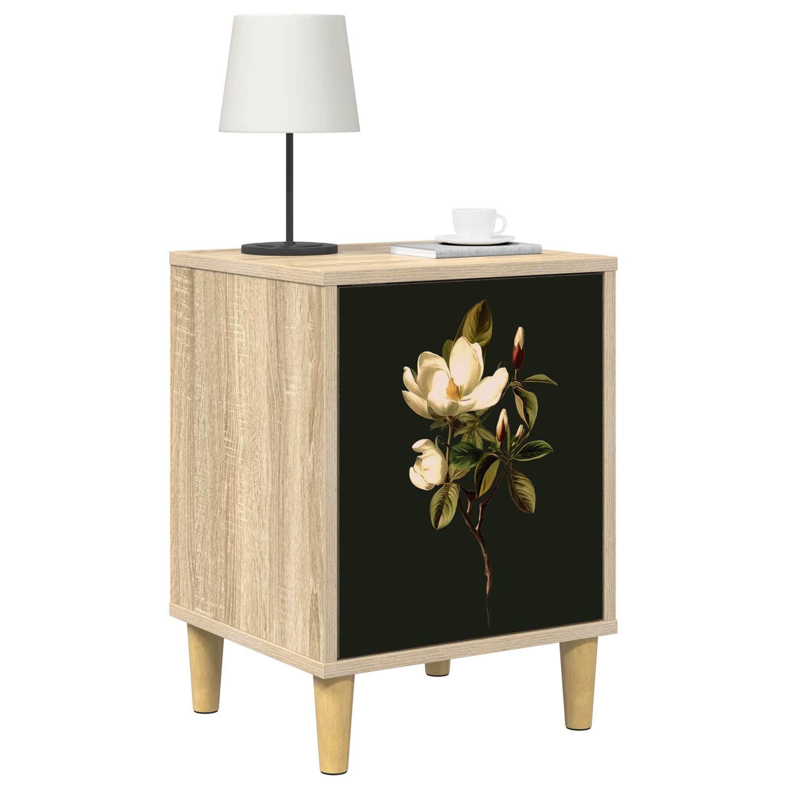 vidaXL Nachttisch Nachttisch BREMEN 2 stk. Sonoma-Eiche 36 x 33 x 50 cm (2-St)