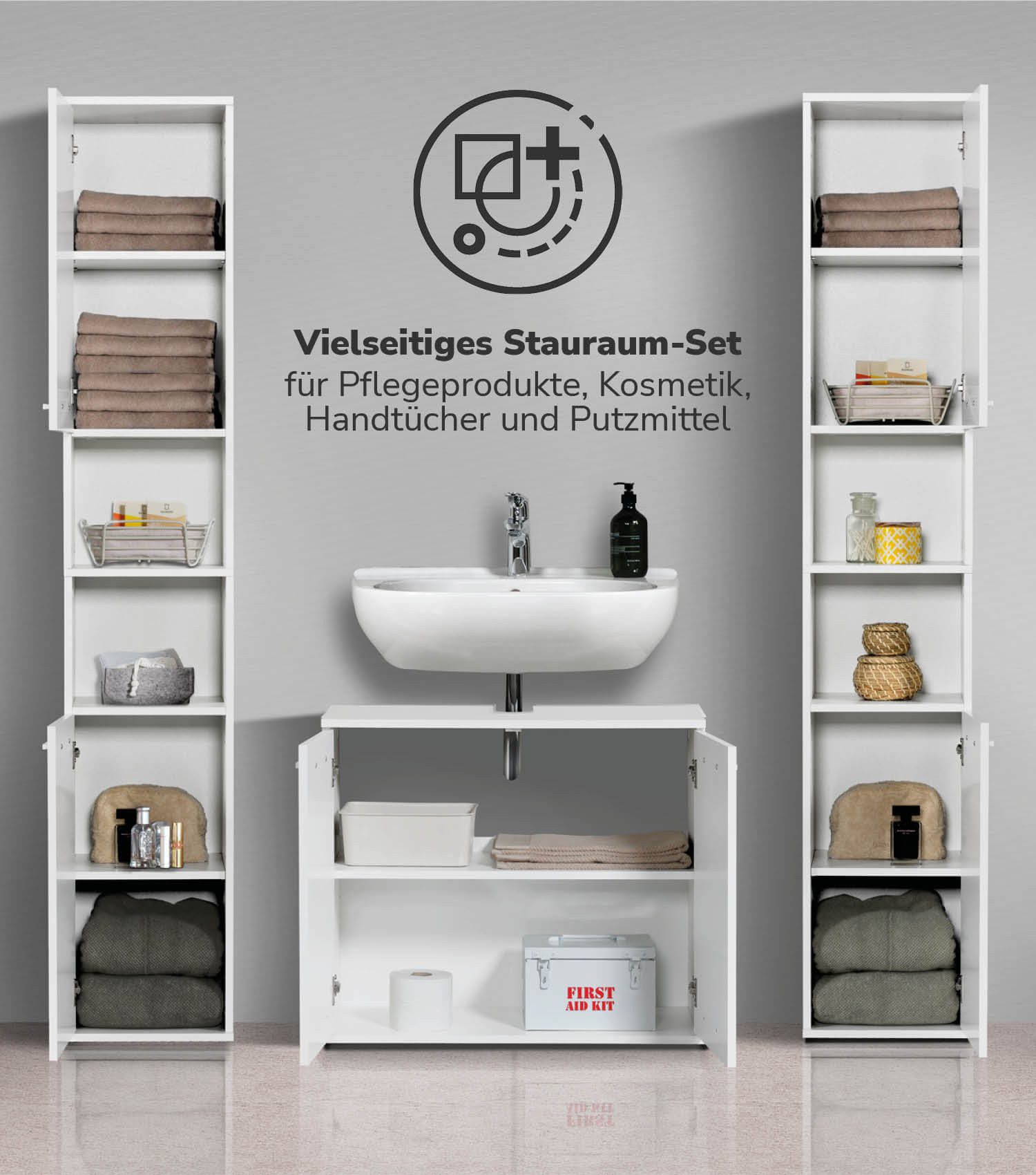 mokebo Badmöbel-Set Der Steuermann, (3-teilig), Unterschränk günstig online kaufen