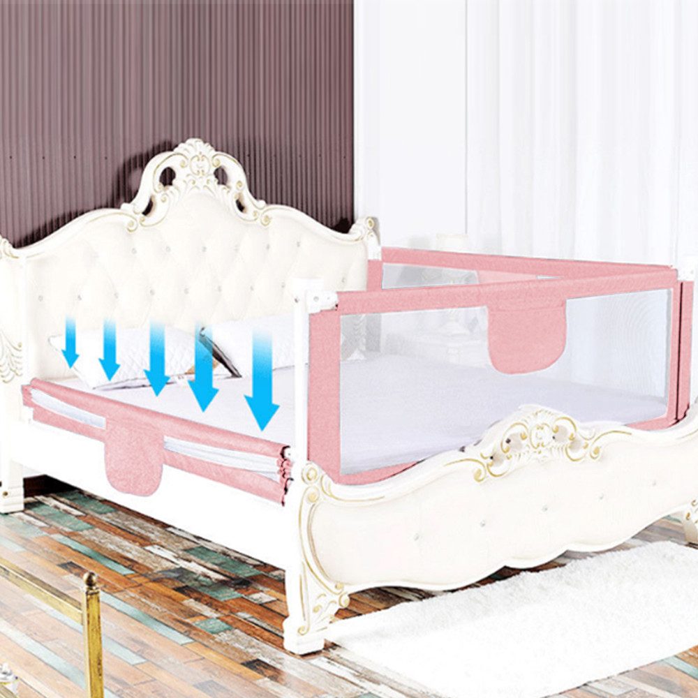 JEOBEST Bettschutzgitter Bettgitter, Kinderbettgitter Babybettgitter, Siche günstig online kaufen