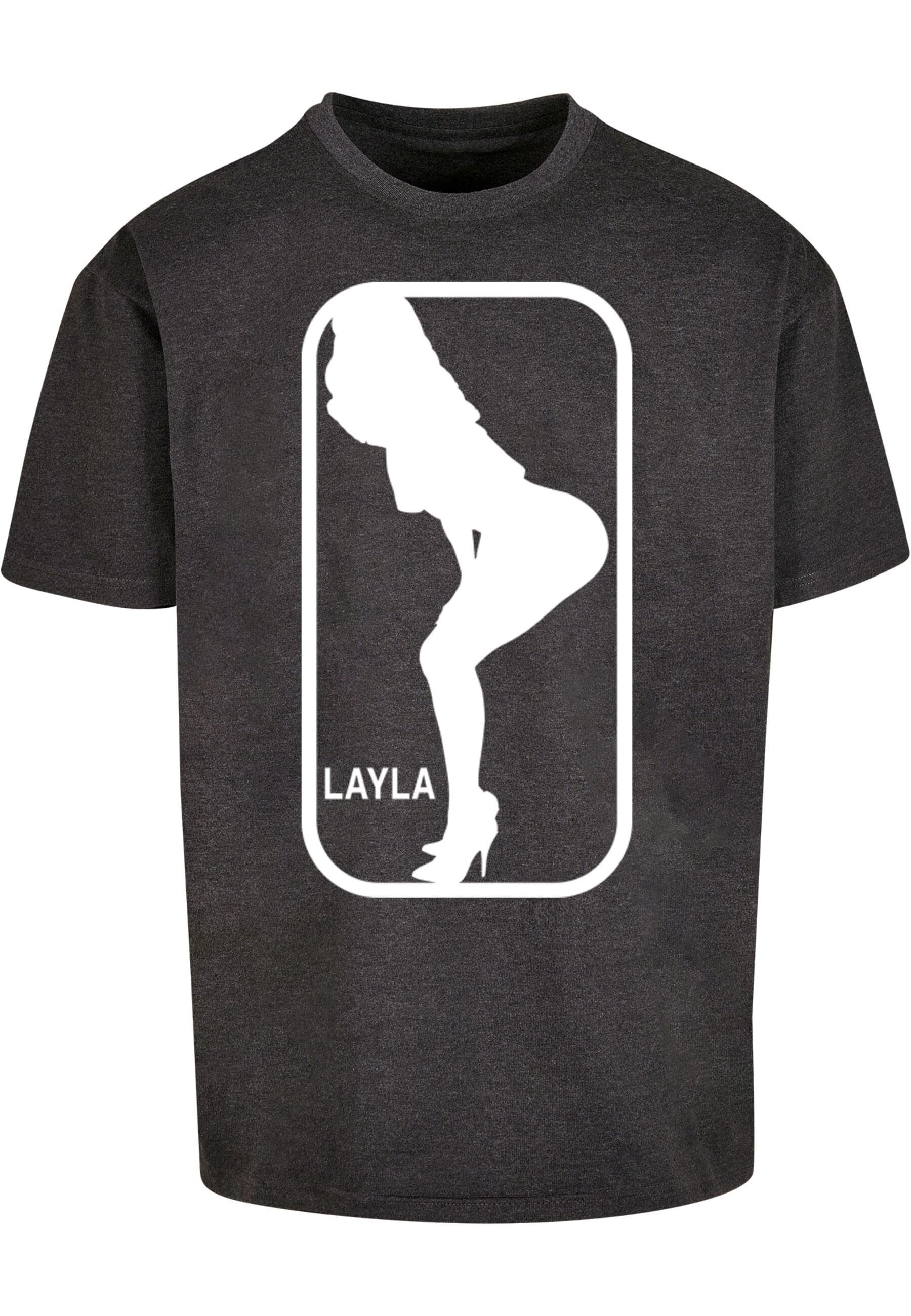 Merchcode T-Shirt Herren Layla Dance X Oversize Tee (1-tlg) charcoal